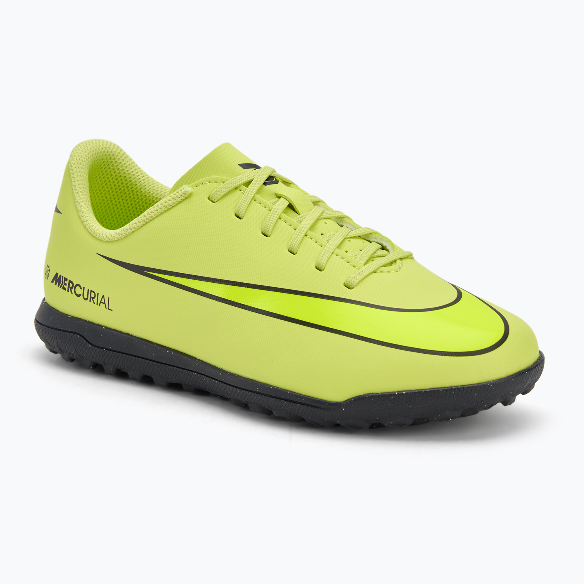 Buty piłkarskie dziecięce Nike Mercurial Vapor 16 Club TF limelight/hyper crimson/volt 
