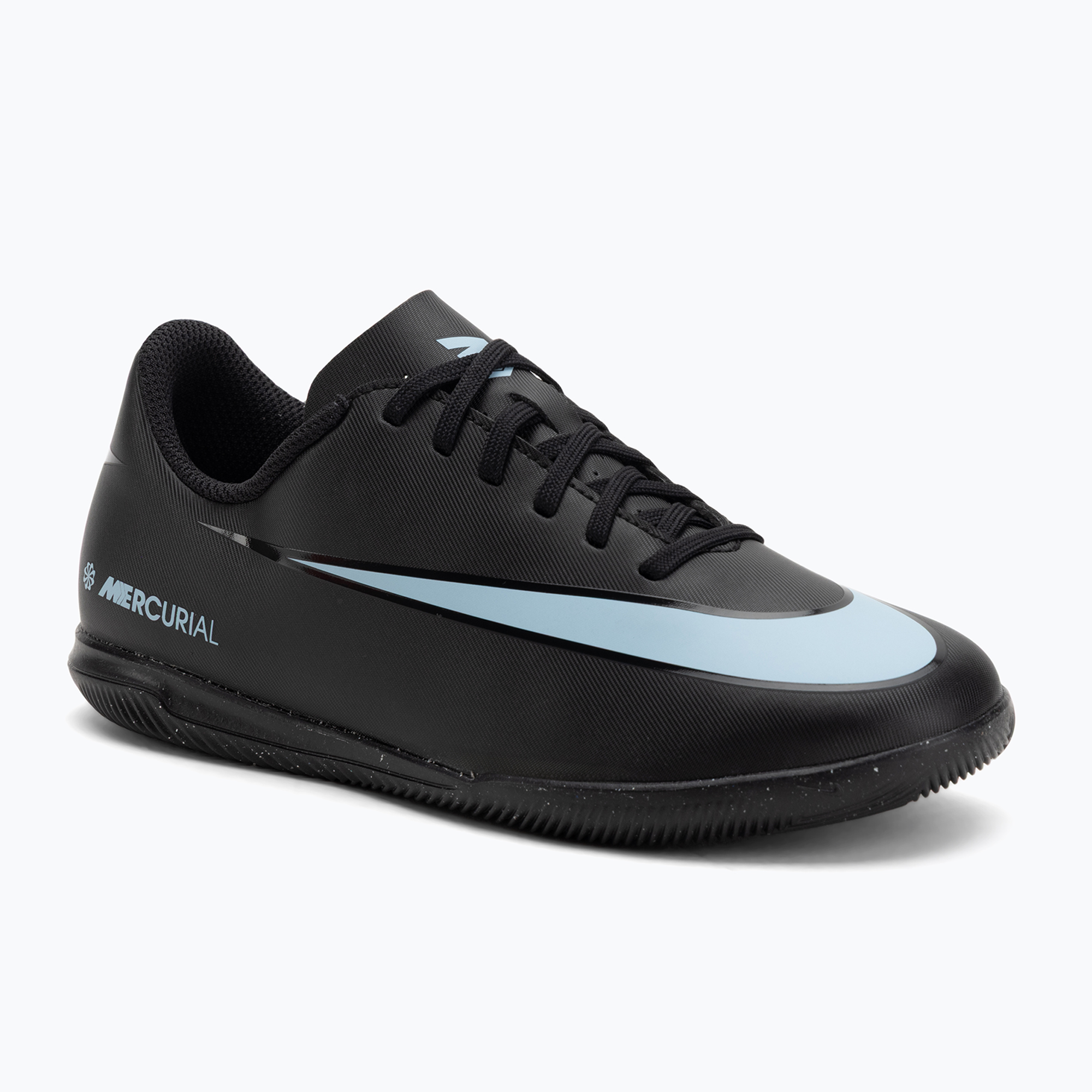Buty piłkarskie dziecięce Nike Mercurial Vapor 16 Club IC black/ice blue 