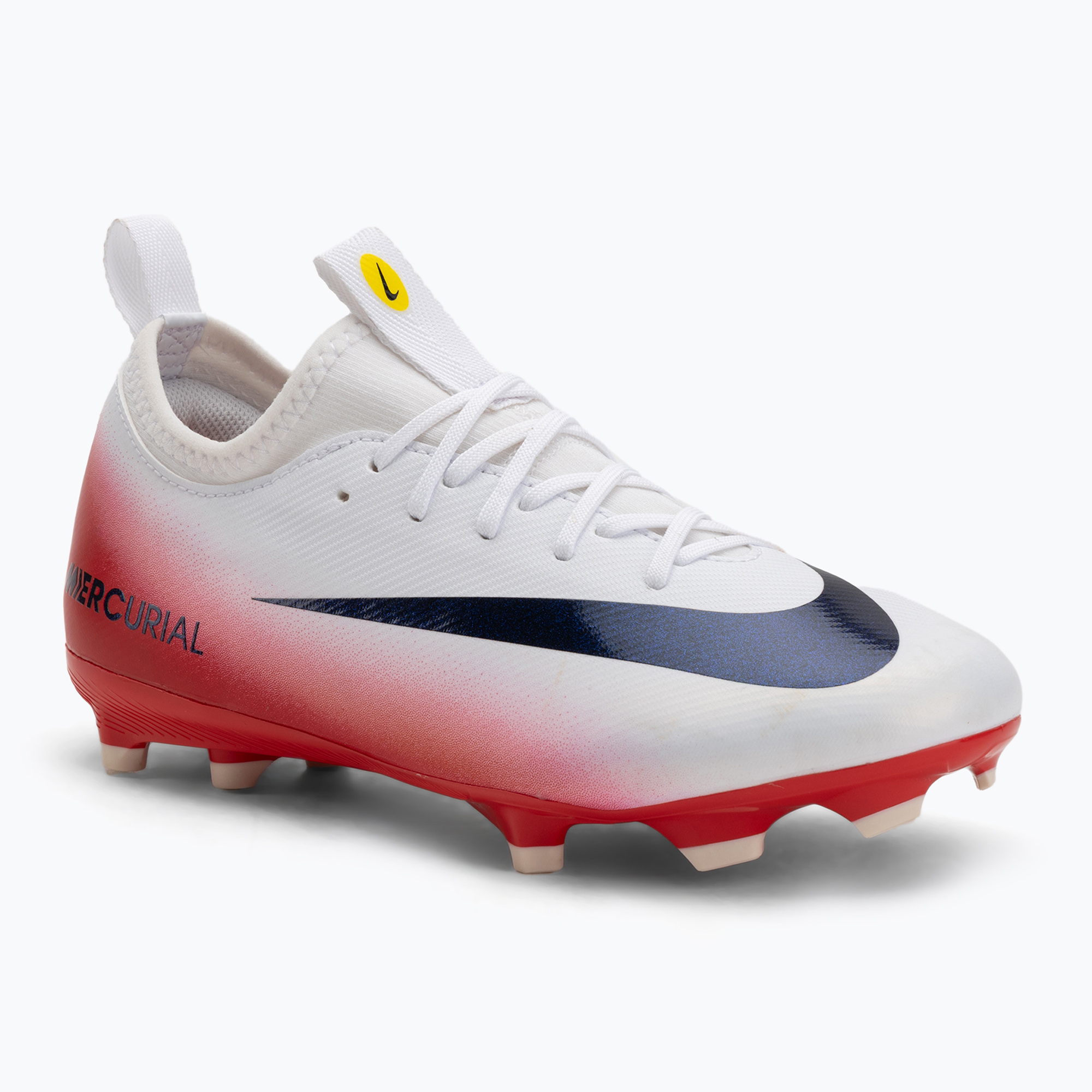 Buty piłkarskie dziecięce Nike Zoom Vapor 16 Academy LV8 Jr FG/MG university red/dark obsidian 