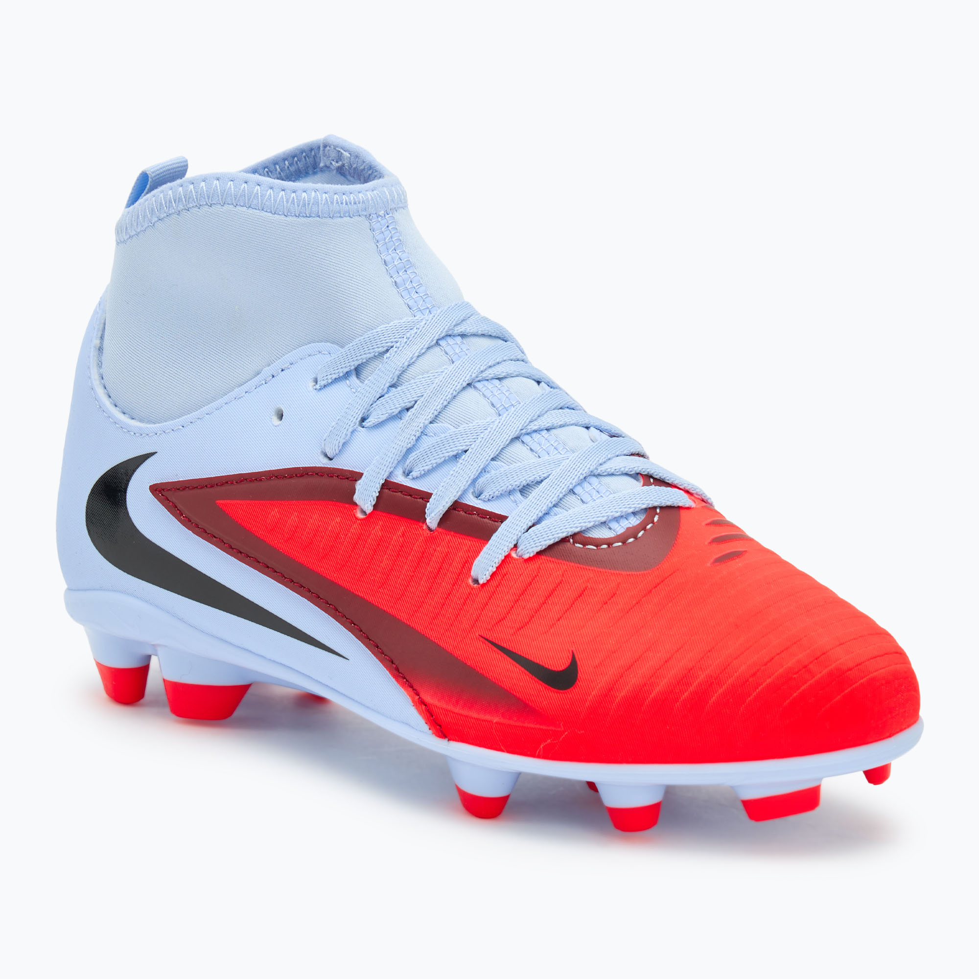 Buty piłkarskie dziecięce Nike Phantom 6 High Club FG/MG royal tint/bright crimson 