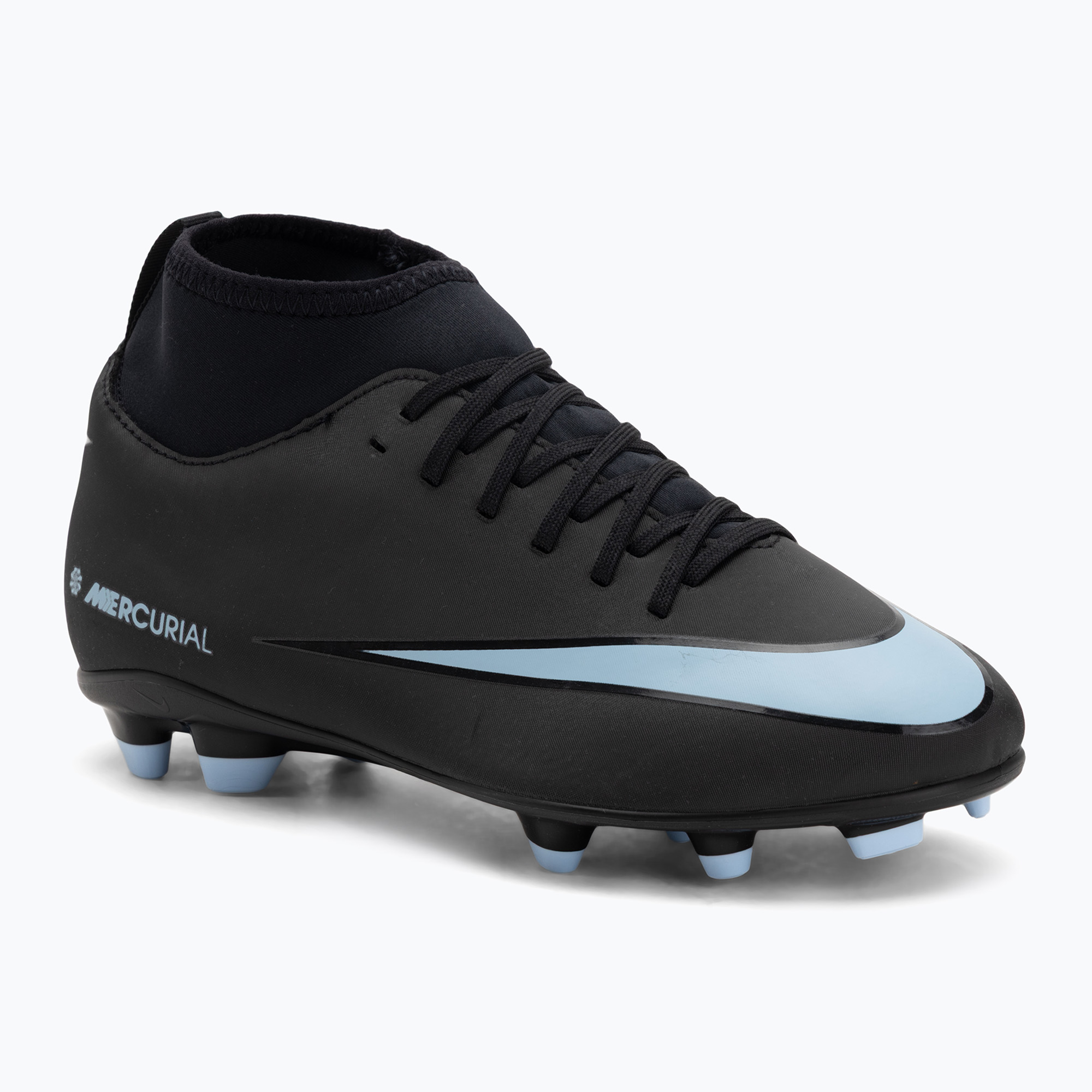 Buty piłkarskie dziecięce Nike Mercurial Superfly 10 Club FG/MG black/ice blue 