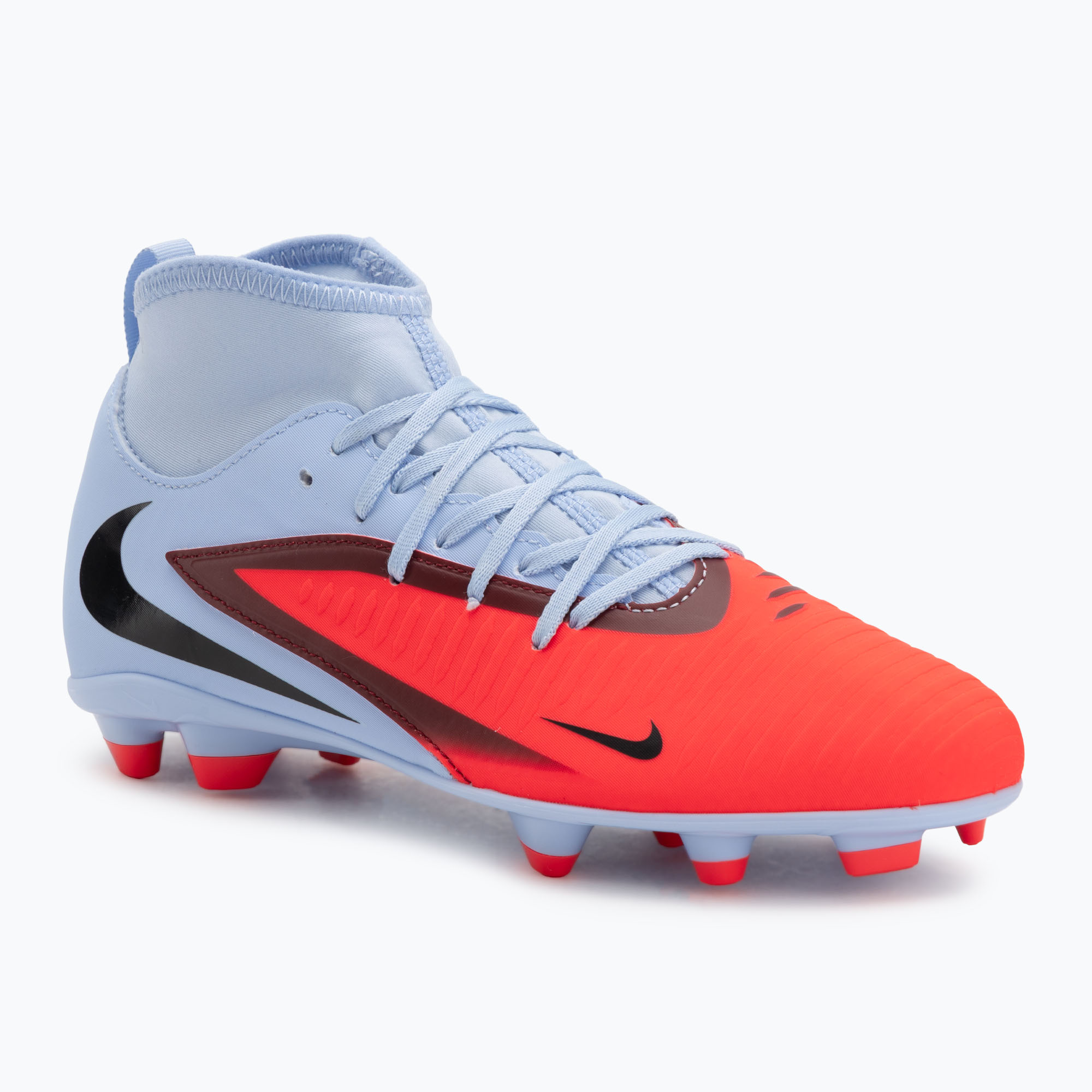 Buty piłkarskie męskie Nike Phantom 6 High Club FG/MG royal tint/bright crimson 