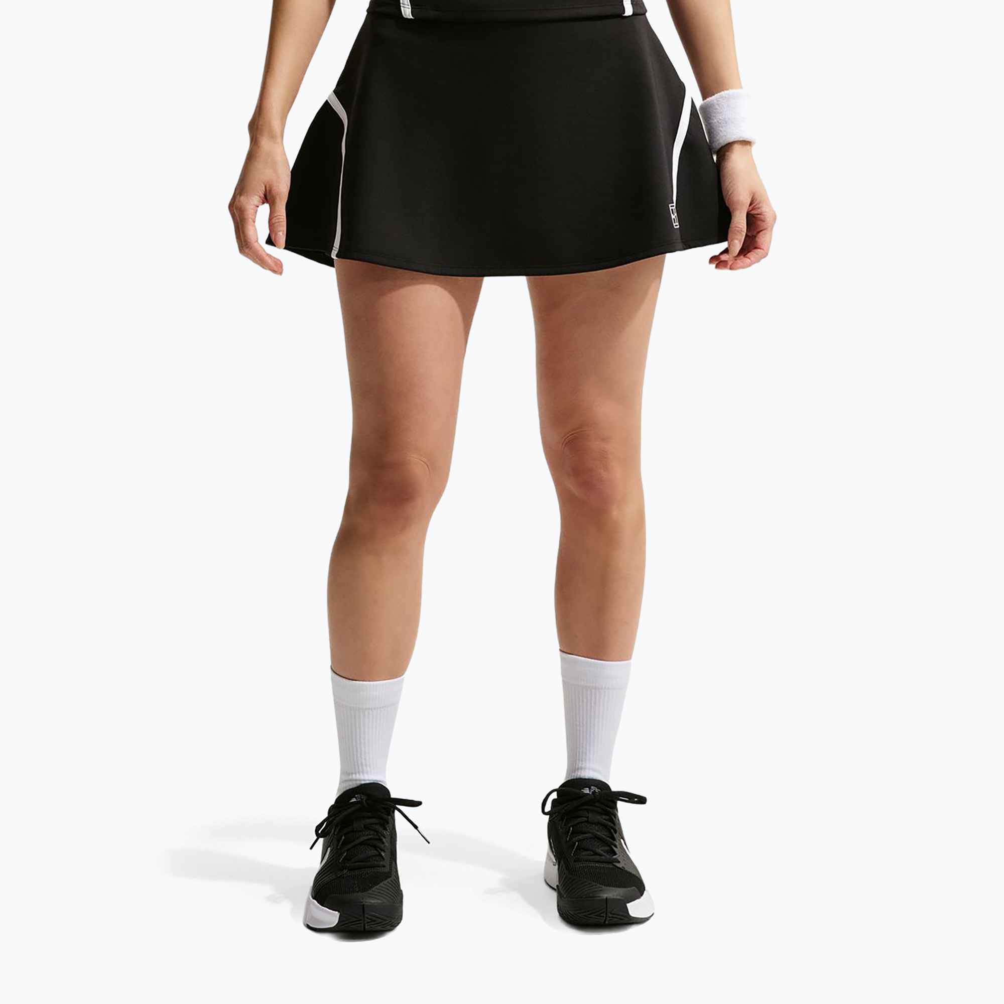 Spódnica tenisowa Nike Court Advantage Dri-Fit High Waisted black/white 