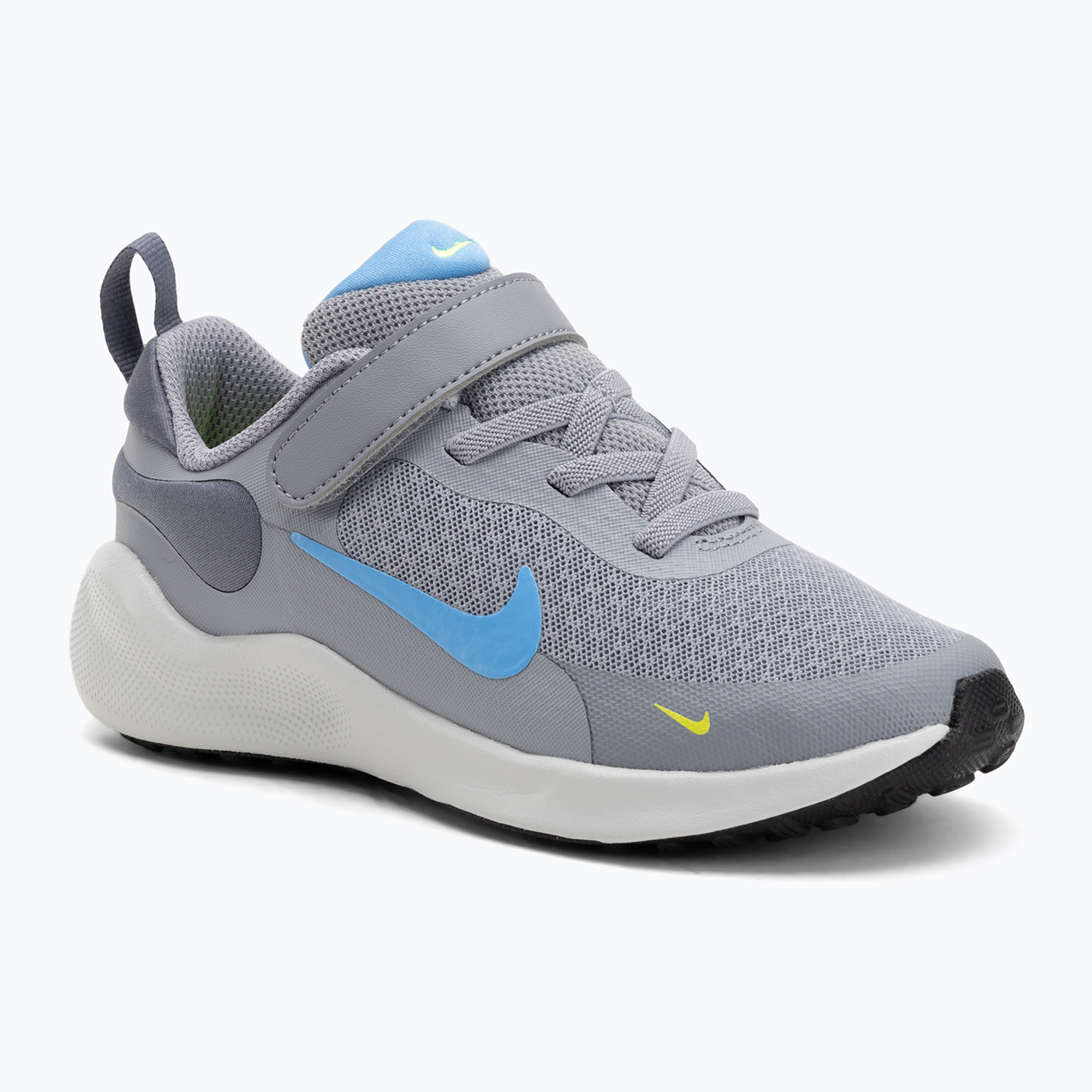Buty dziecięce Nike Revolution 7 cement grey/university blue/light carbon 