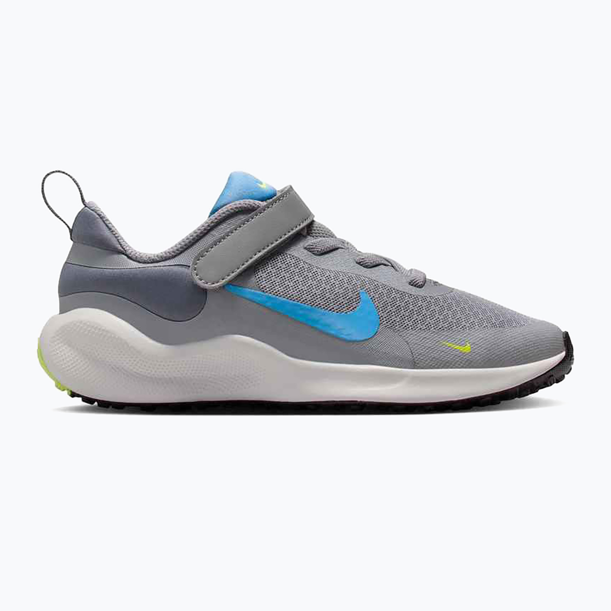 Detské topánky Nike Revolution 7 cement grey/university blue/light carbon (Revolution 7 FB7690-009)