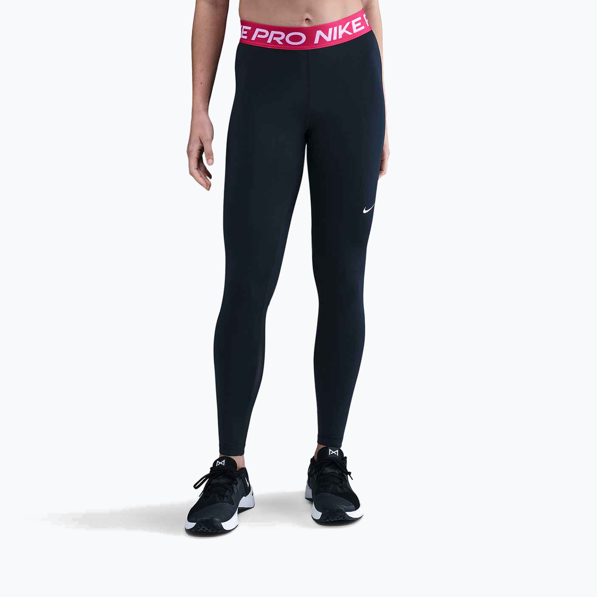 Legginsy damskie Nike Pro 365 Tight black/rush pink/white 