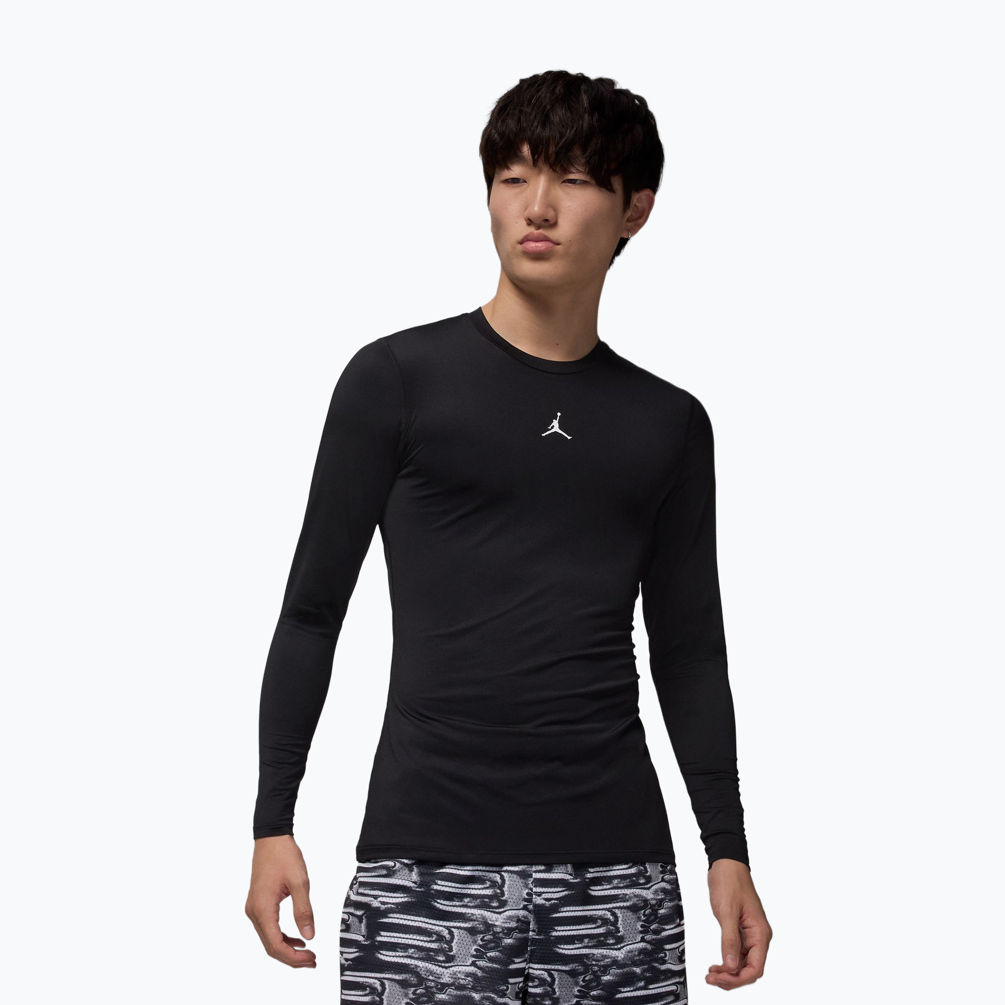 Bluza termoaktywna męska Jordan Sport black/white 