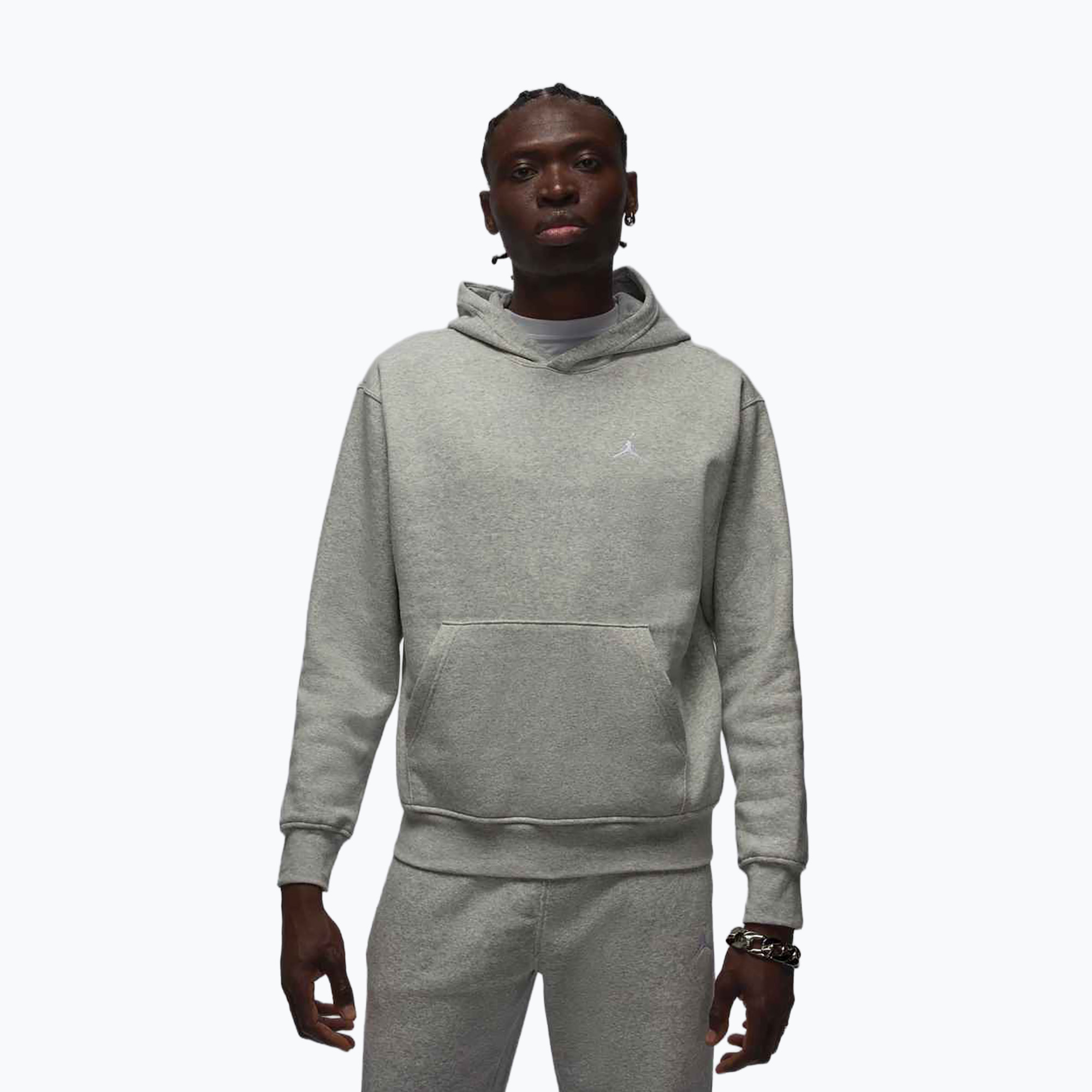 Bluza męska Nike Jordan Brooklyn Fleece grey heather/white 