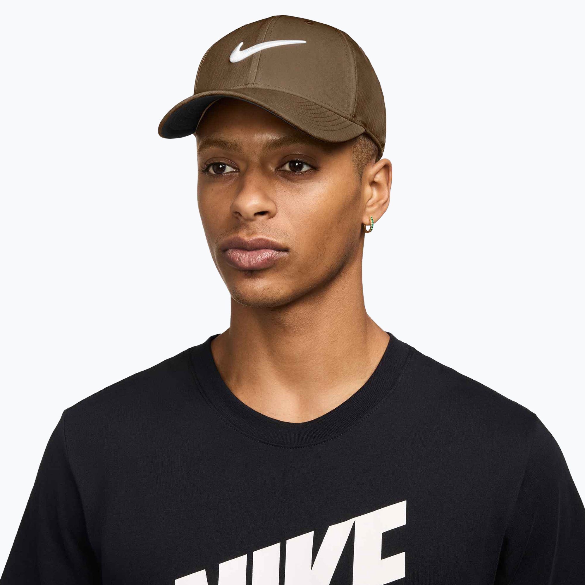 Šiltovka Nike Dri-FIT Club mosswood brown/white (Dri-FIT Club FB5625-235)