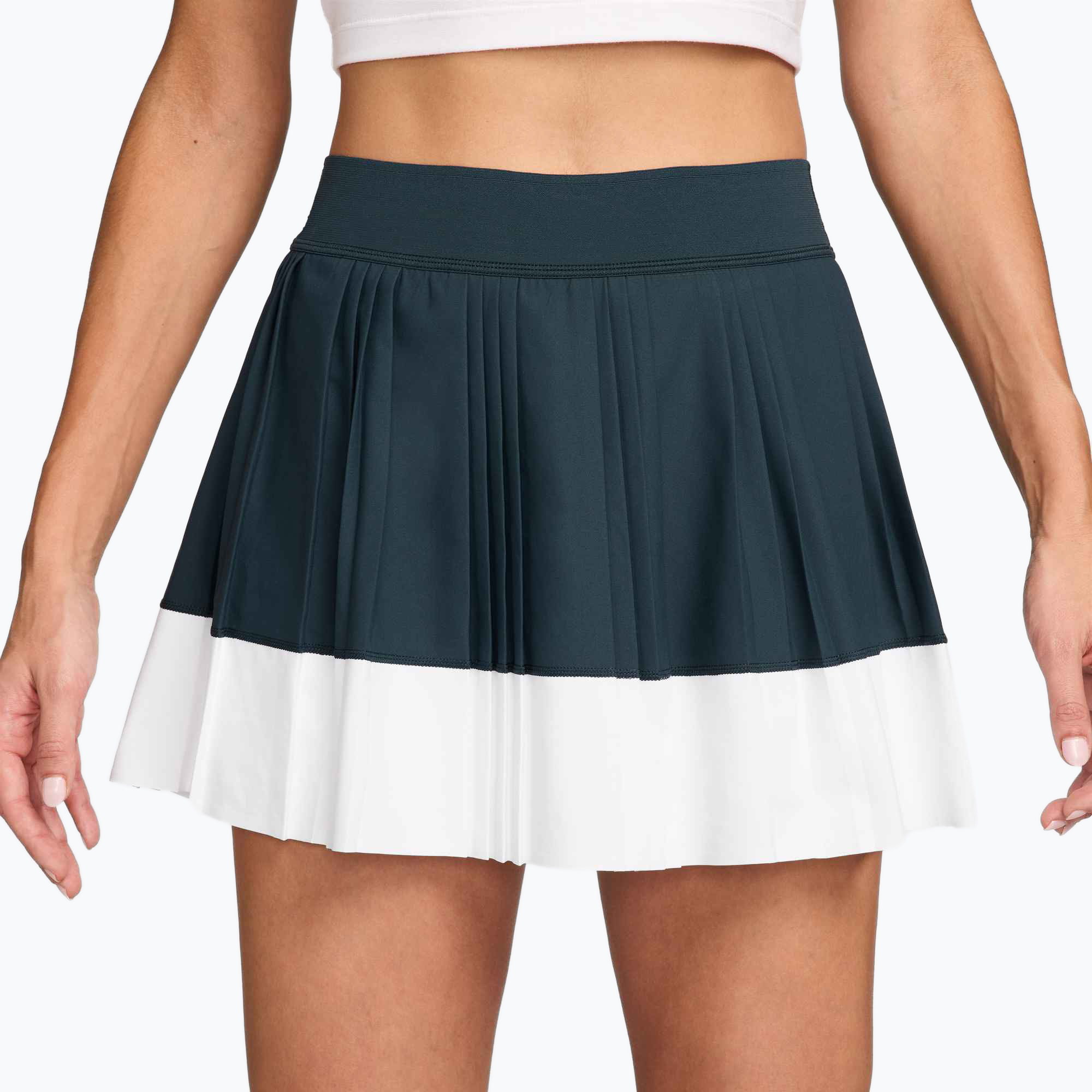 Spódnica tenisowa Nike Court Dri-Fit Ace Advantage armory navy/white/white 