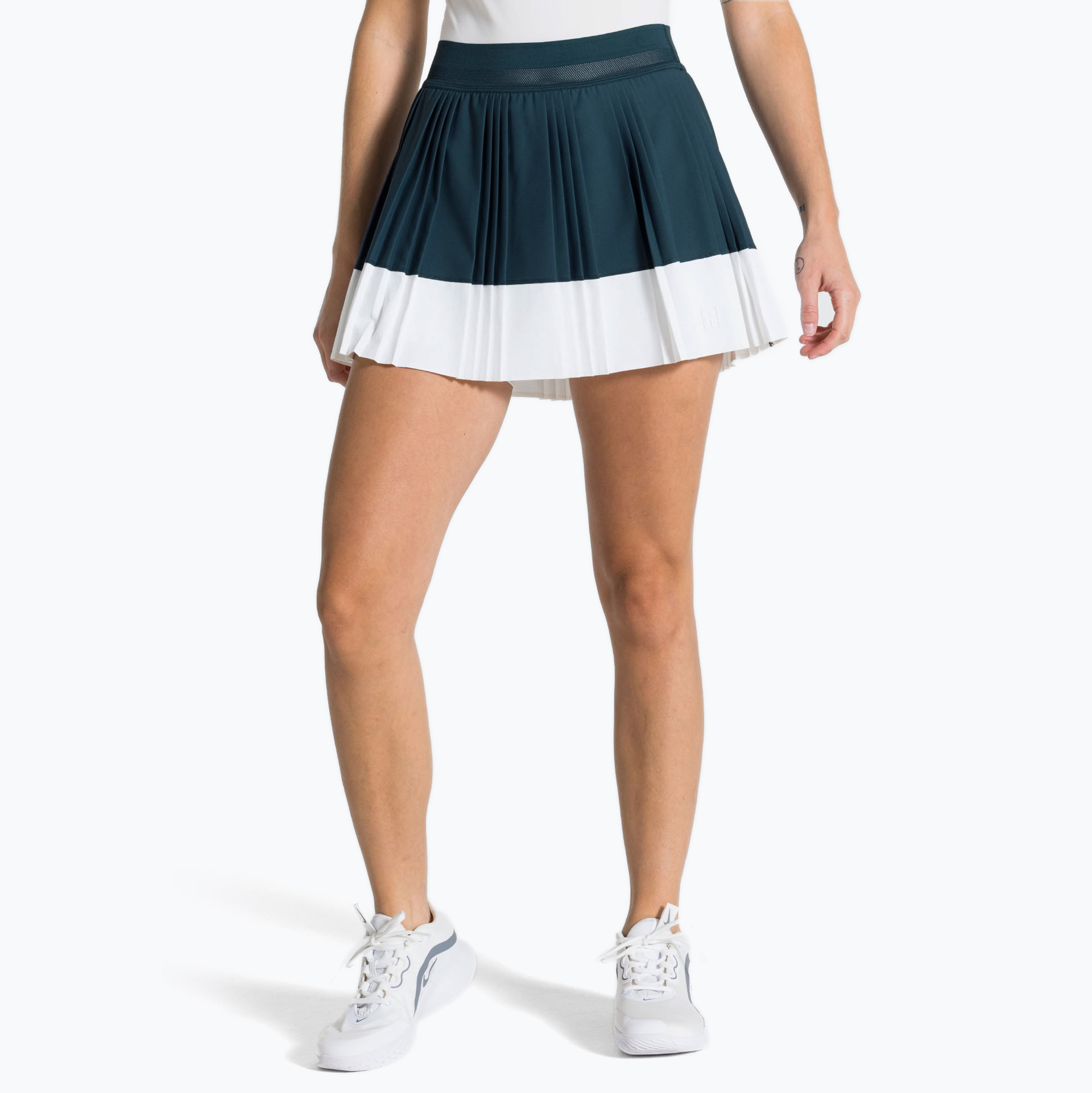 Spódnica tenisowa Nike Court Dri-Fit Ace Advantage armory navy/white/white 