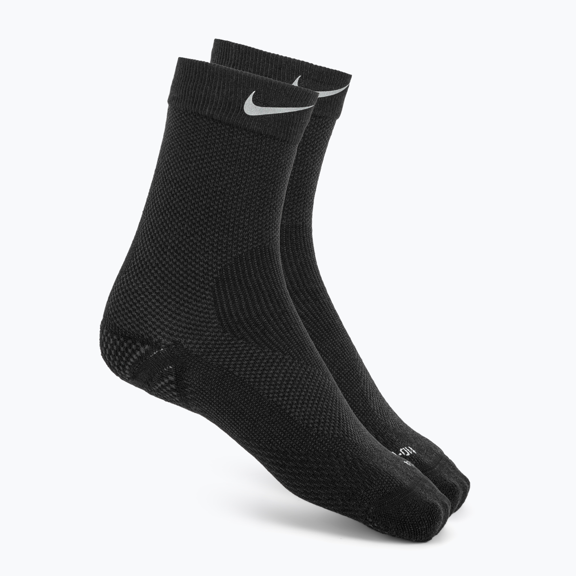 Șosete Nike Running Lightweight Wool Crew black/dark smoke grey