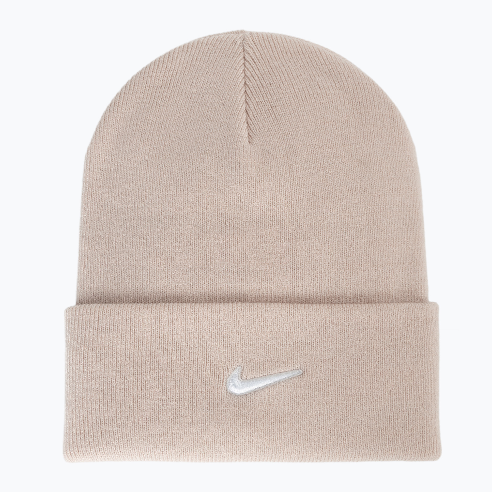 Зимна шапка Nike Peak Swoosh Beanie slit red/white