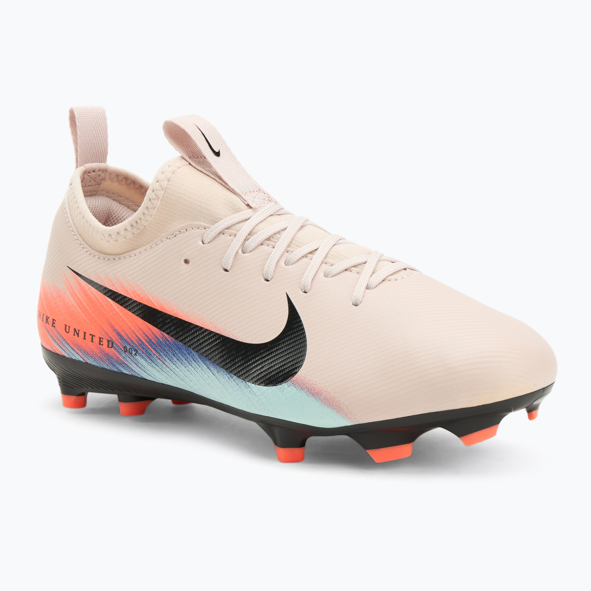 Buty piłkarskie dziecięce Nike United Mercurial Vapor 16 Academy Jr FG/MG silt red/racer blue