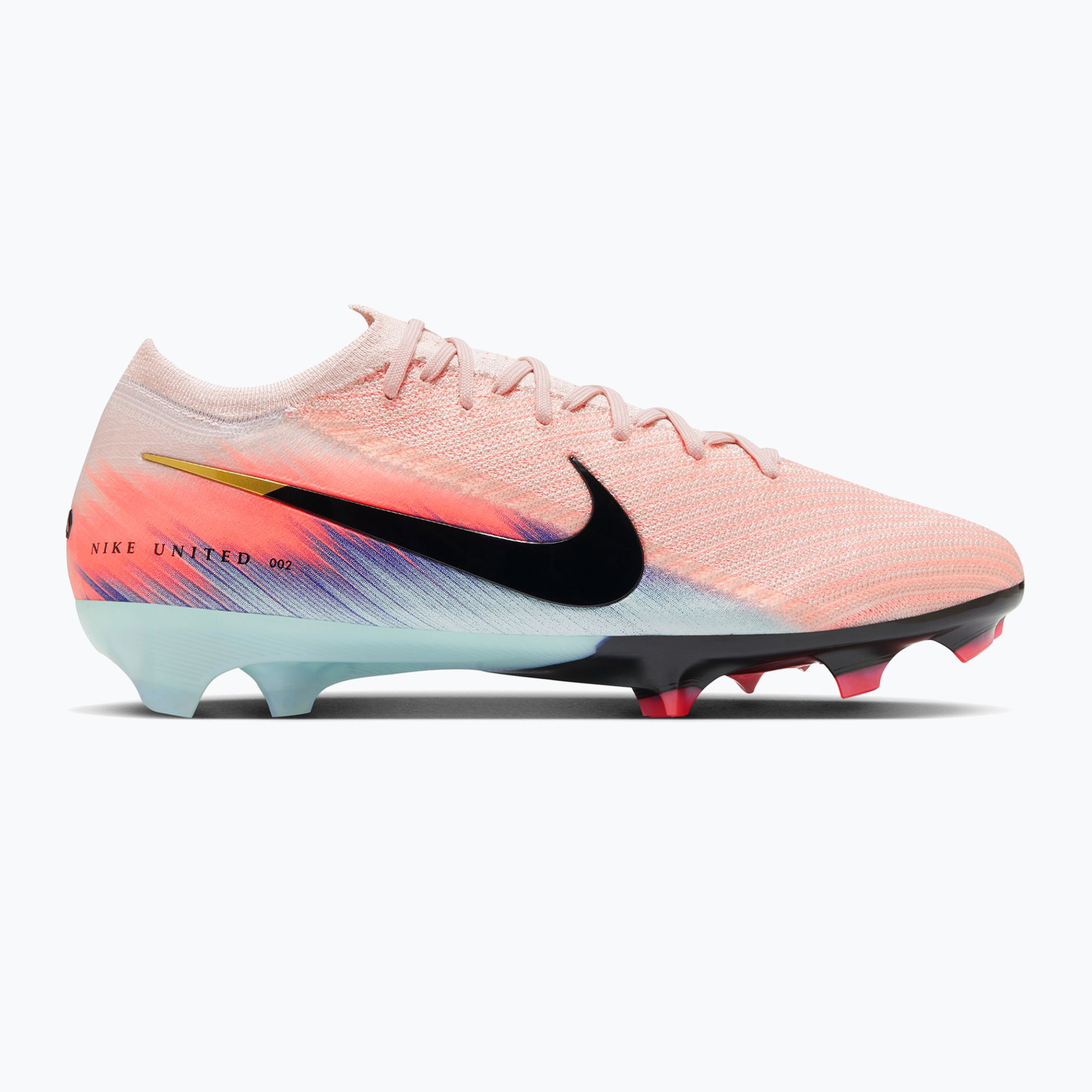 Buty piłkarskie dziecięce Nike United Mercurial Vapor 16 Academy Jr FG/MG silt red/racer blue