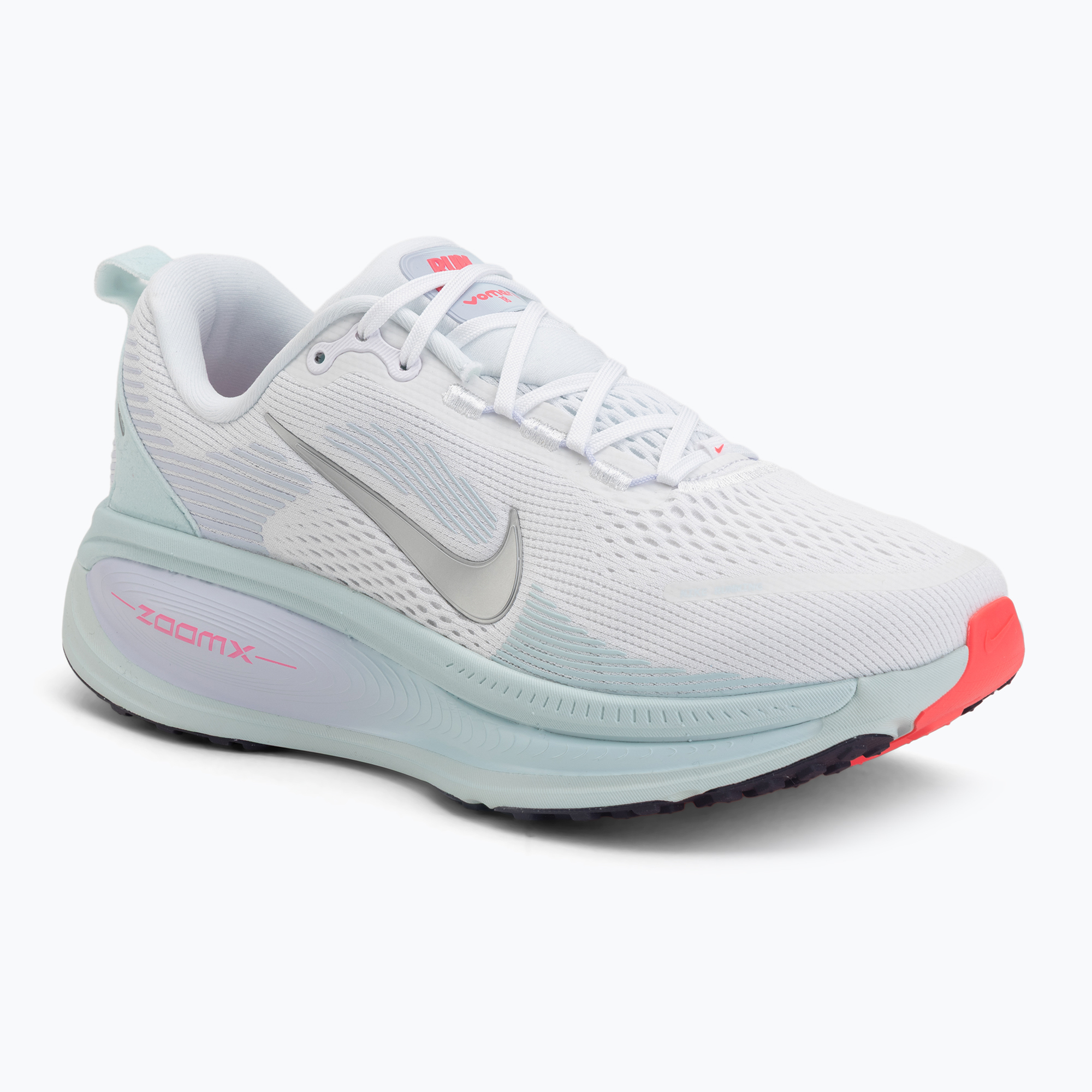 Buty do biegania damskie Nike Vomero 18 white/glacier blue/metallic silver 