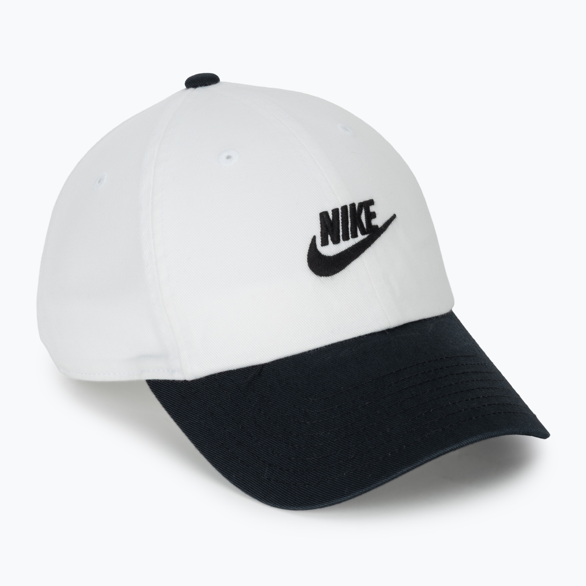 Шапка с козирка Nike Club Unstructured Futura Wash white/black/black