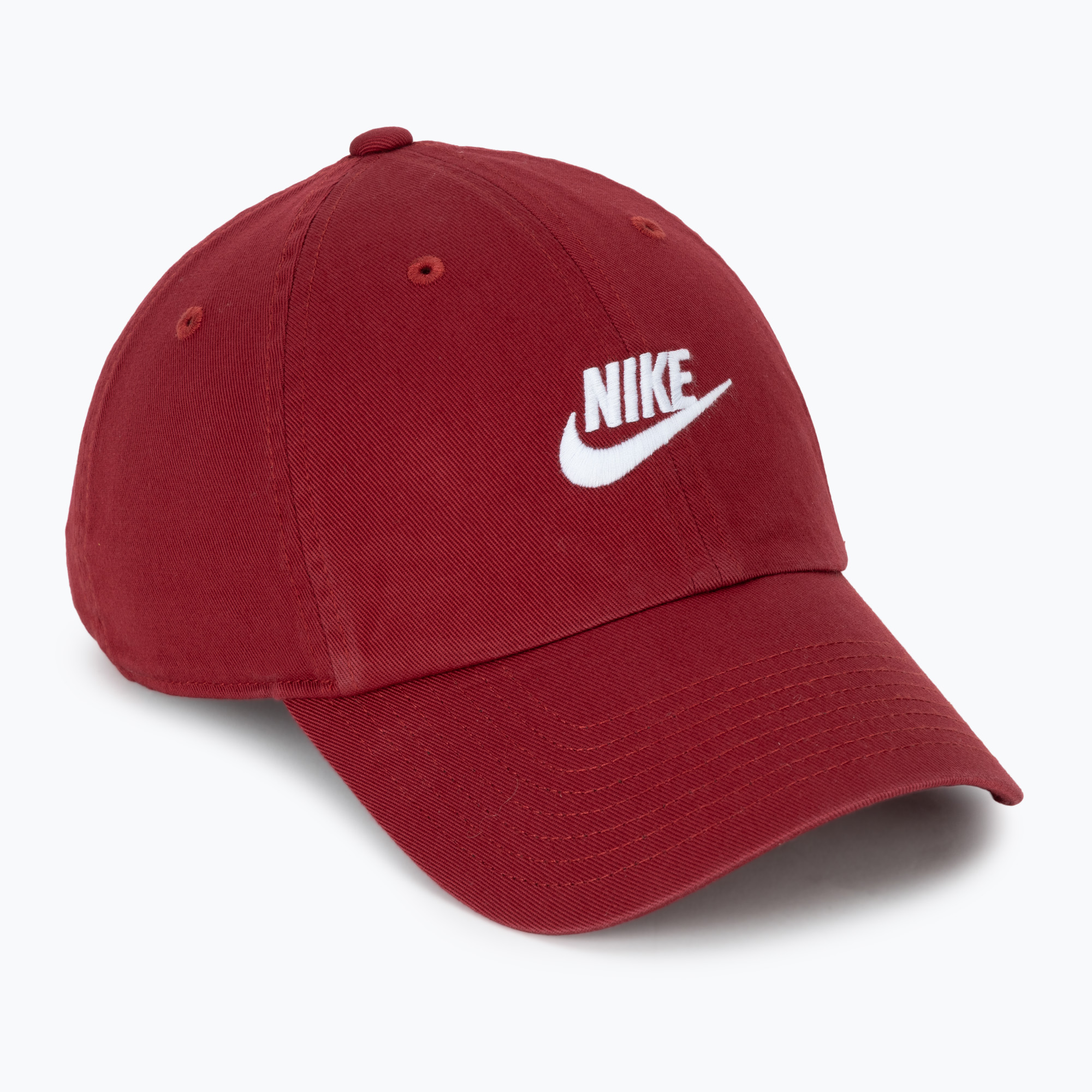Шапка с козирка Nike Club Unstructured Futura Wash team crimson/white