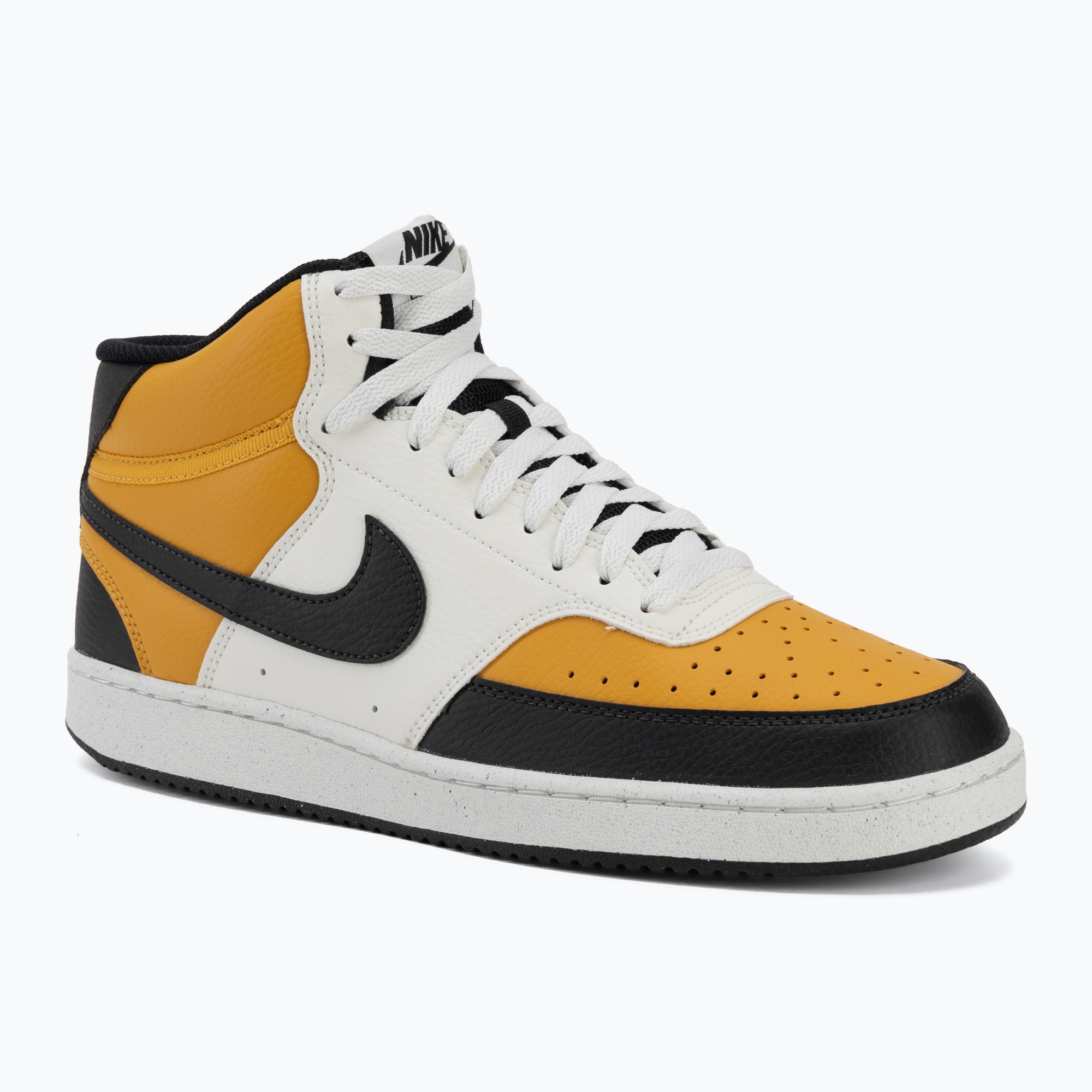 Buty męskie Nike Court Vision Mid Next Nature gold leaf/sail/black 