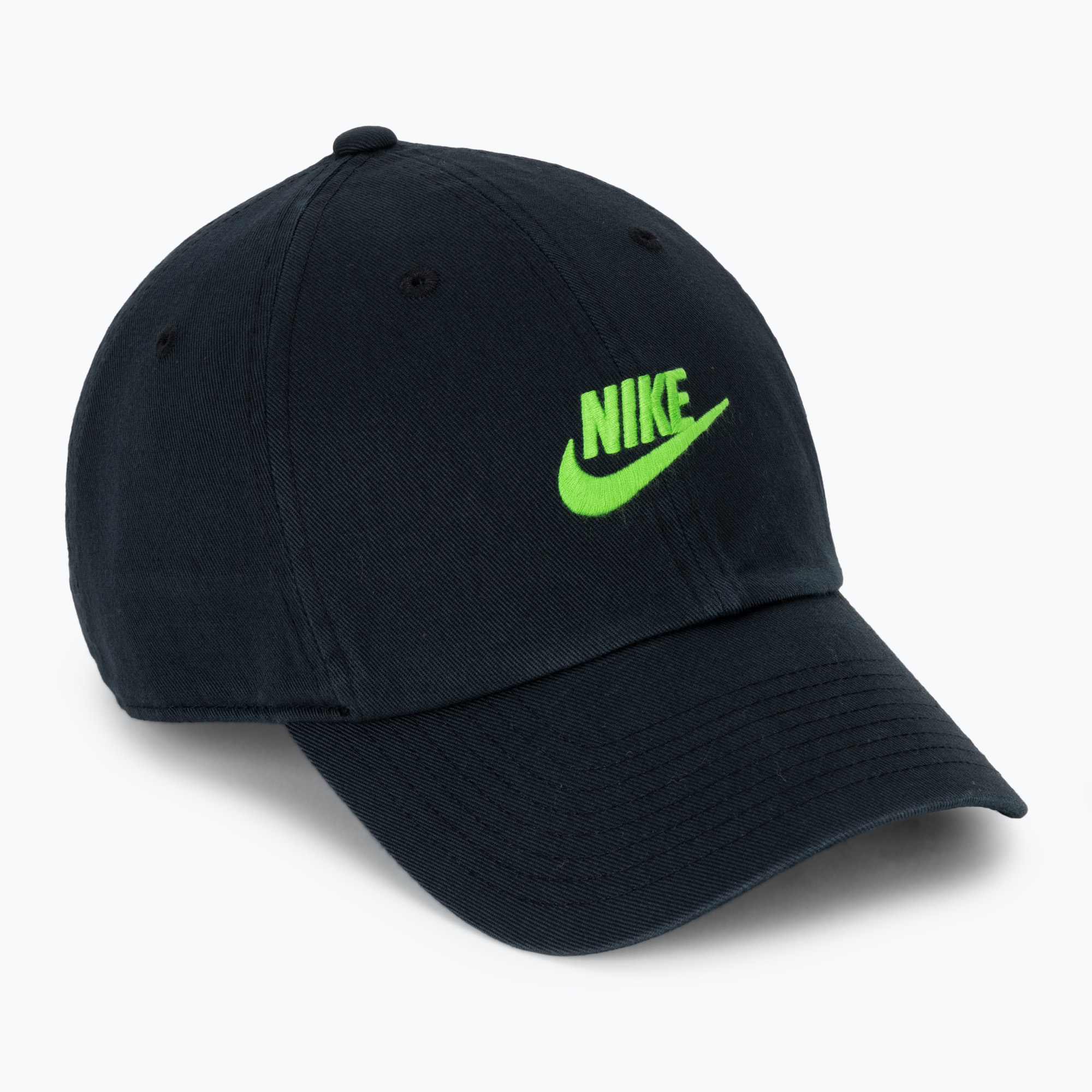 Шапка с козирка Nike Club Unstructured Futura Wash black/mean green