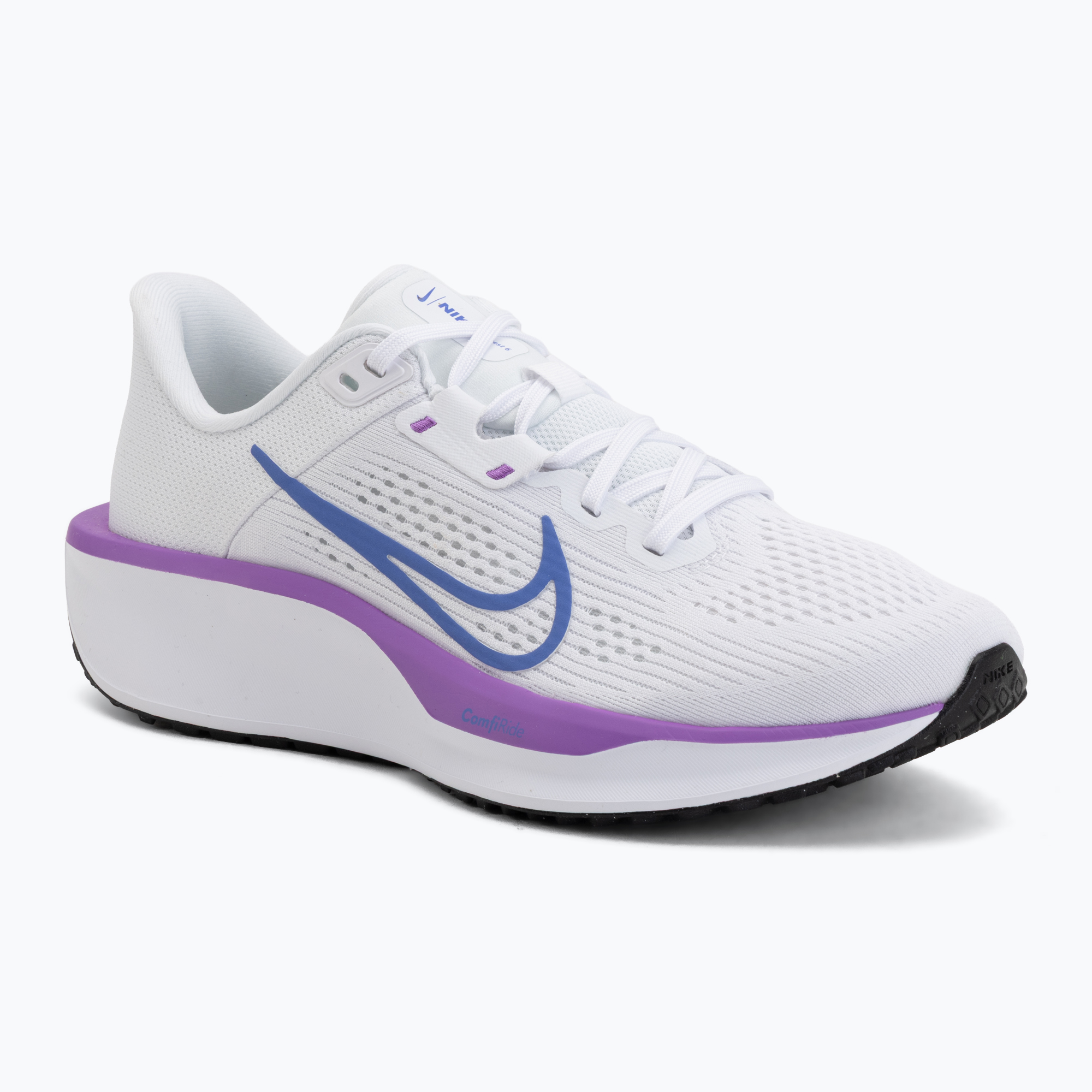 Дамски обувки за бягане Nike Quest 6 white/black/bright violet/sapphire