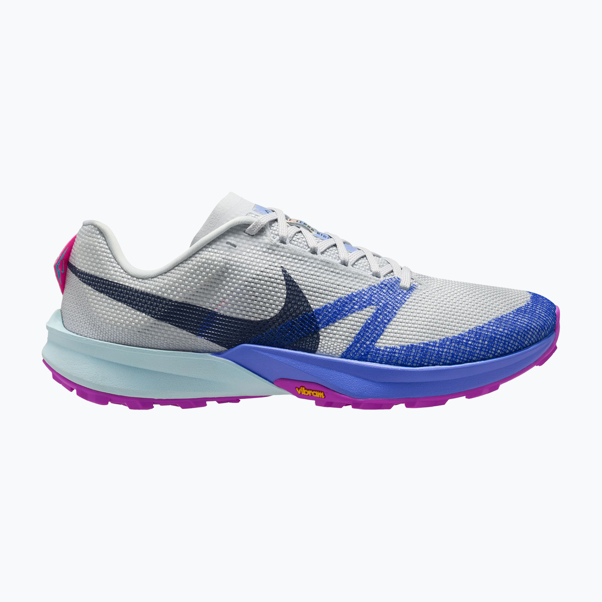 Buty do biegania męskie Nike Kiger 10 metallic platinum/sapphire/midnight navy 