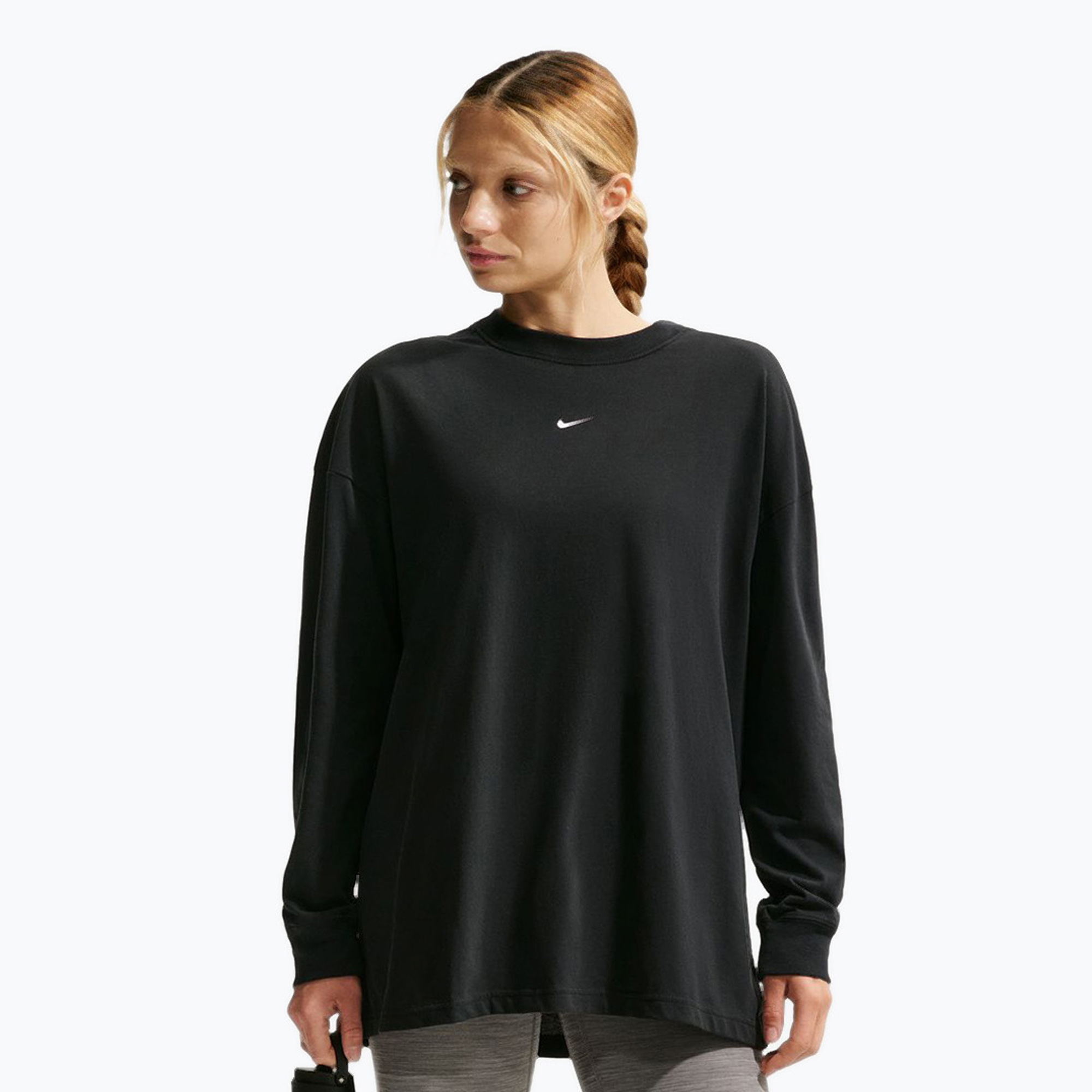 Longsleeve damski Nike Dri-Fit black/white 