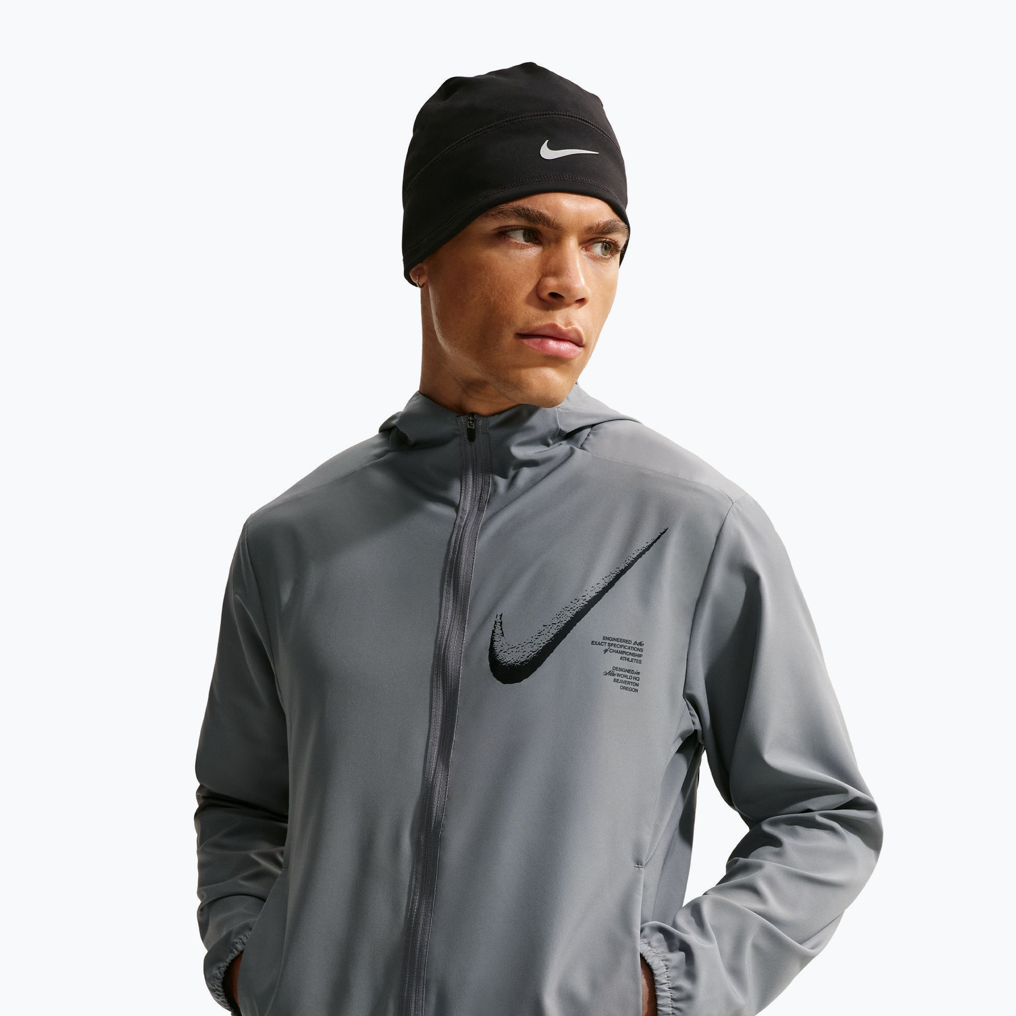 Kurtka męska Nike Form Dri-Fit GFX smoke grey 