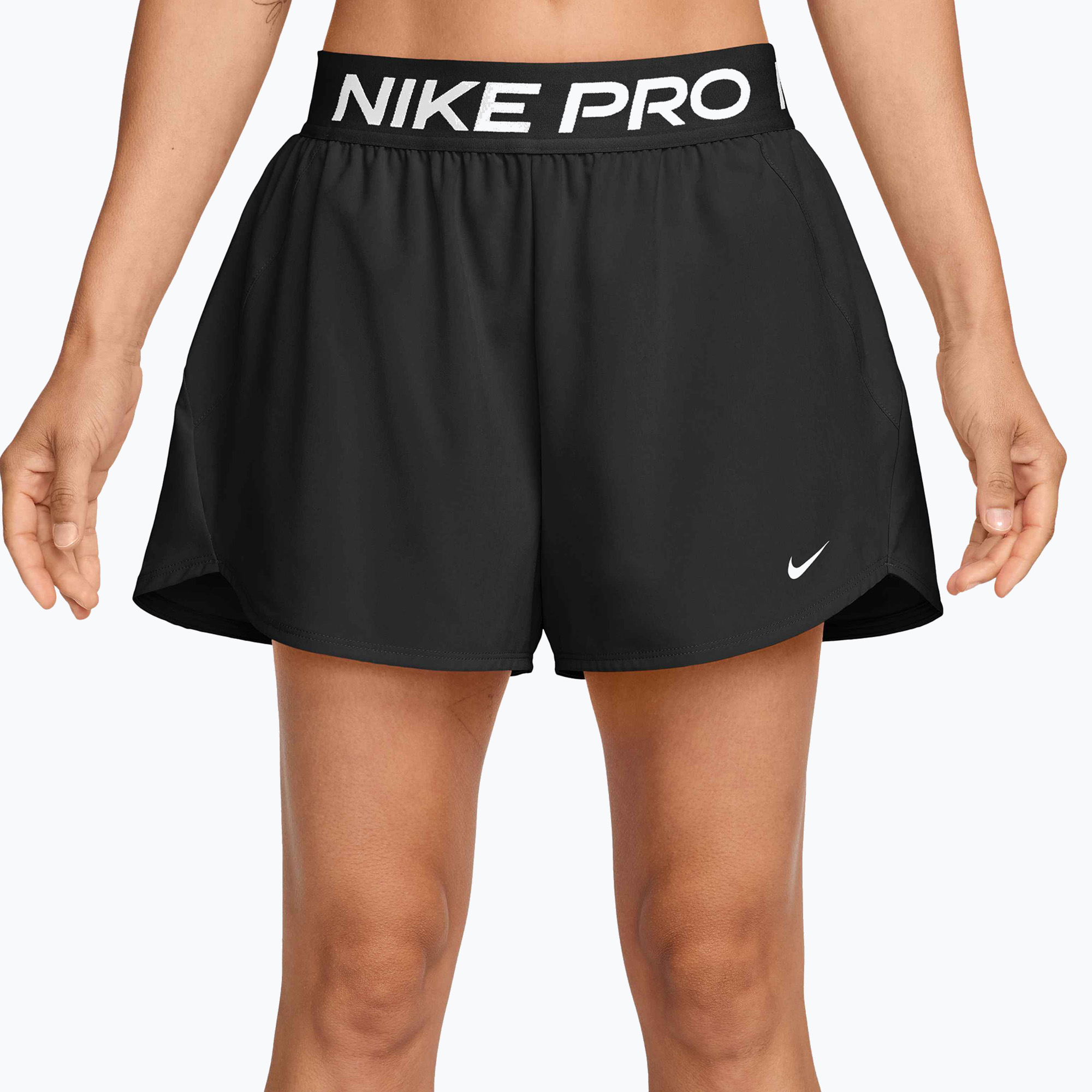 Spodenki treningowe damskie Nike Pro Dri-Fit Mid-Rise Brief-Lined 3