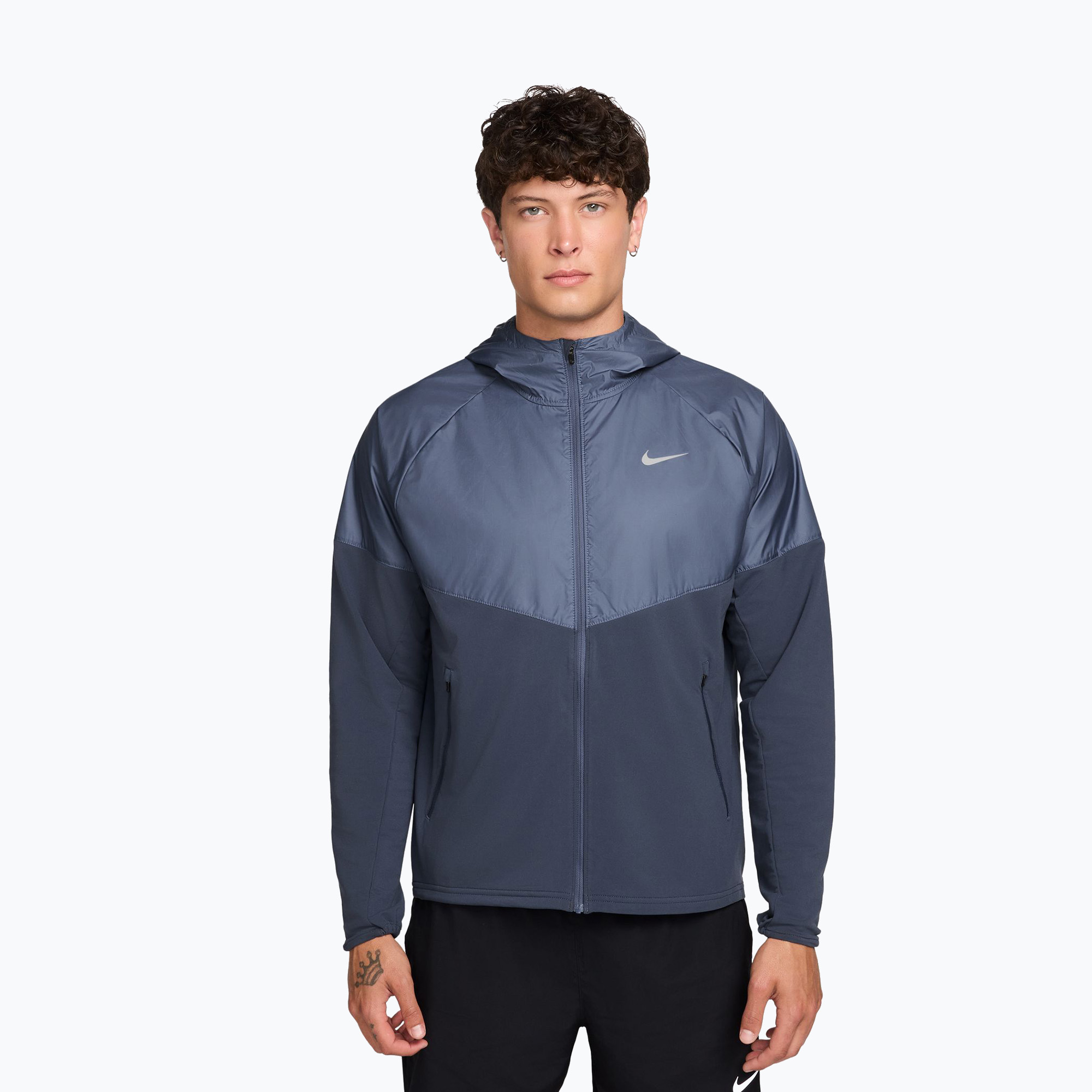 Kurtka do biegania męska Nike Miler Repel Winterized thunder blue 
