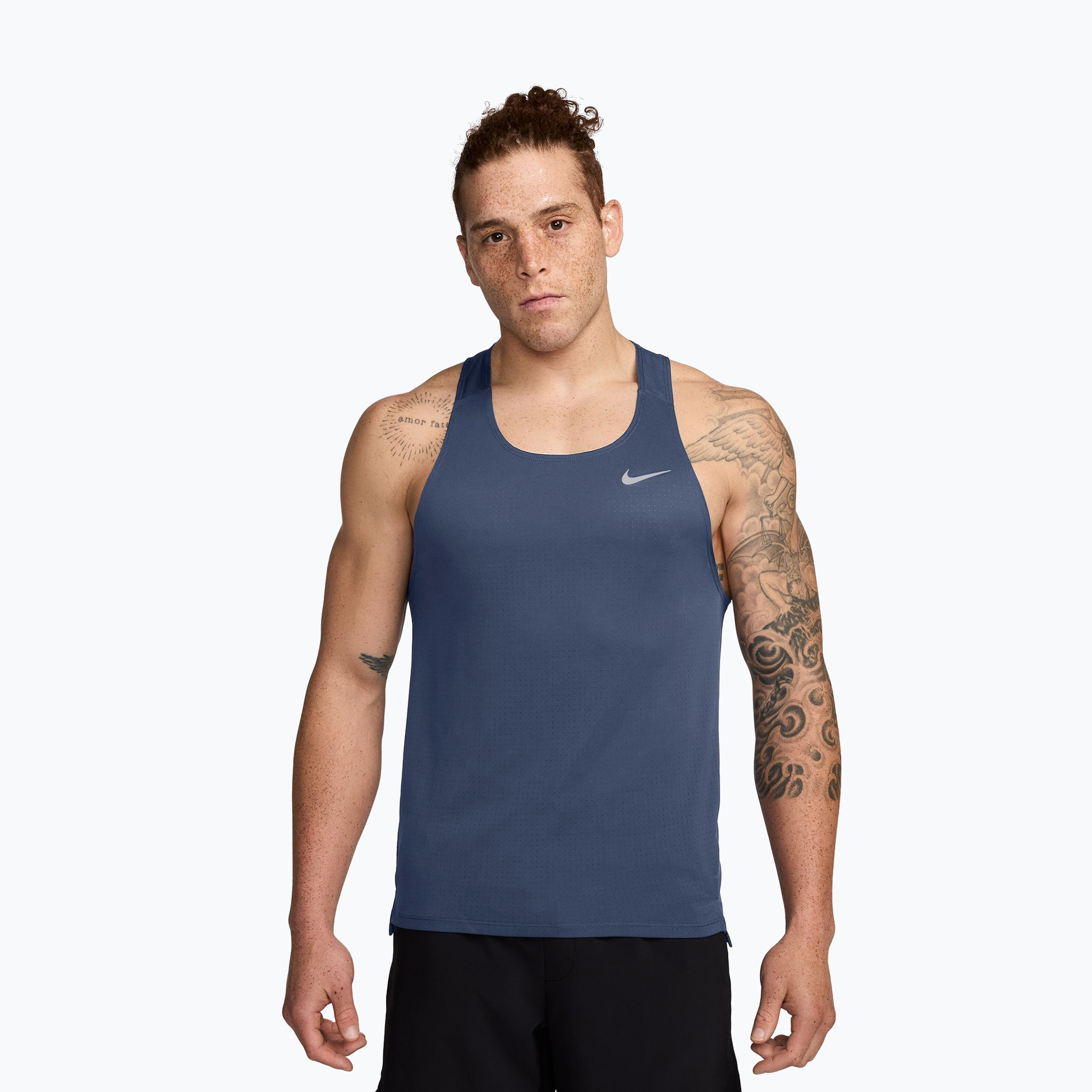 Koszulka do biegania męska Nike Fast Dri-Fit diffused blue 