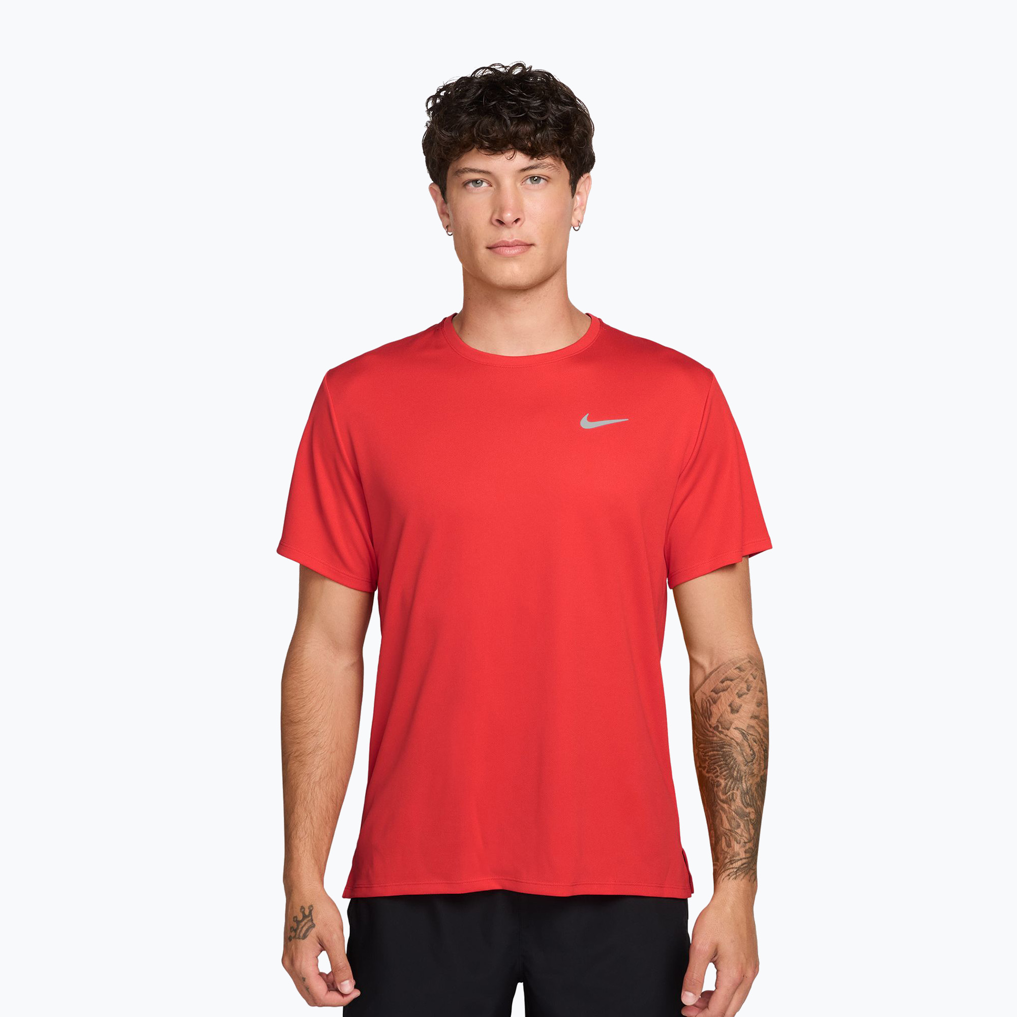 Koszulka do biegania męska Nike Miler Dri-Fit UV light crimson 
