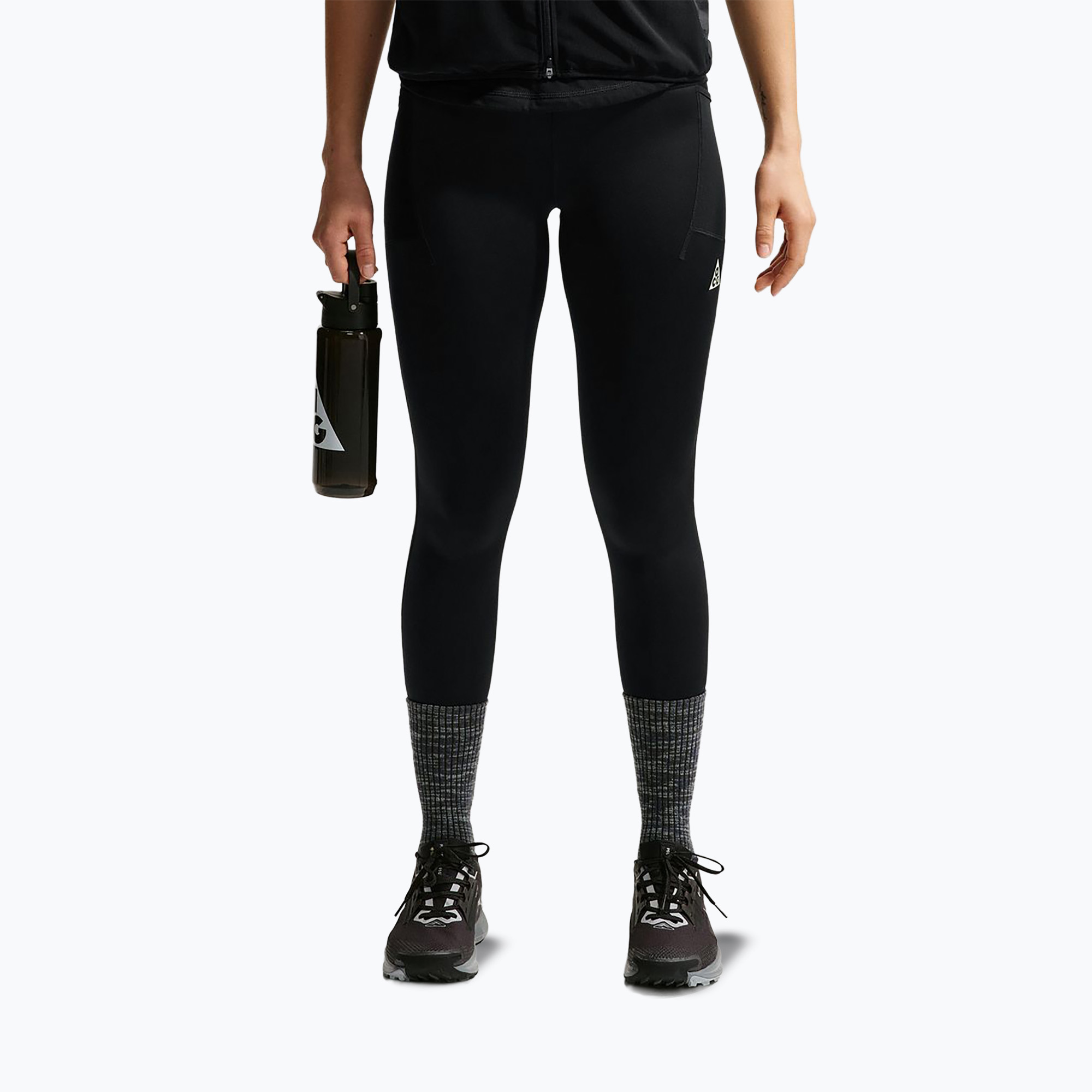 Legginsy do biegania damskie Nike ACG black/summit white 