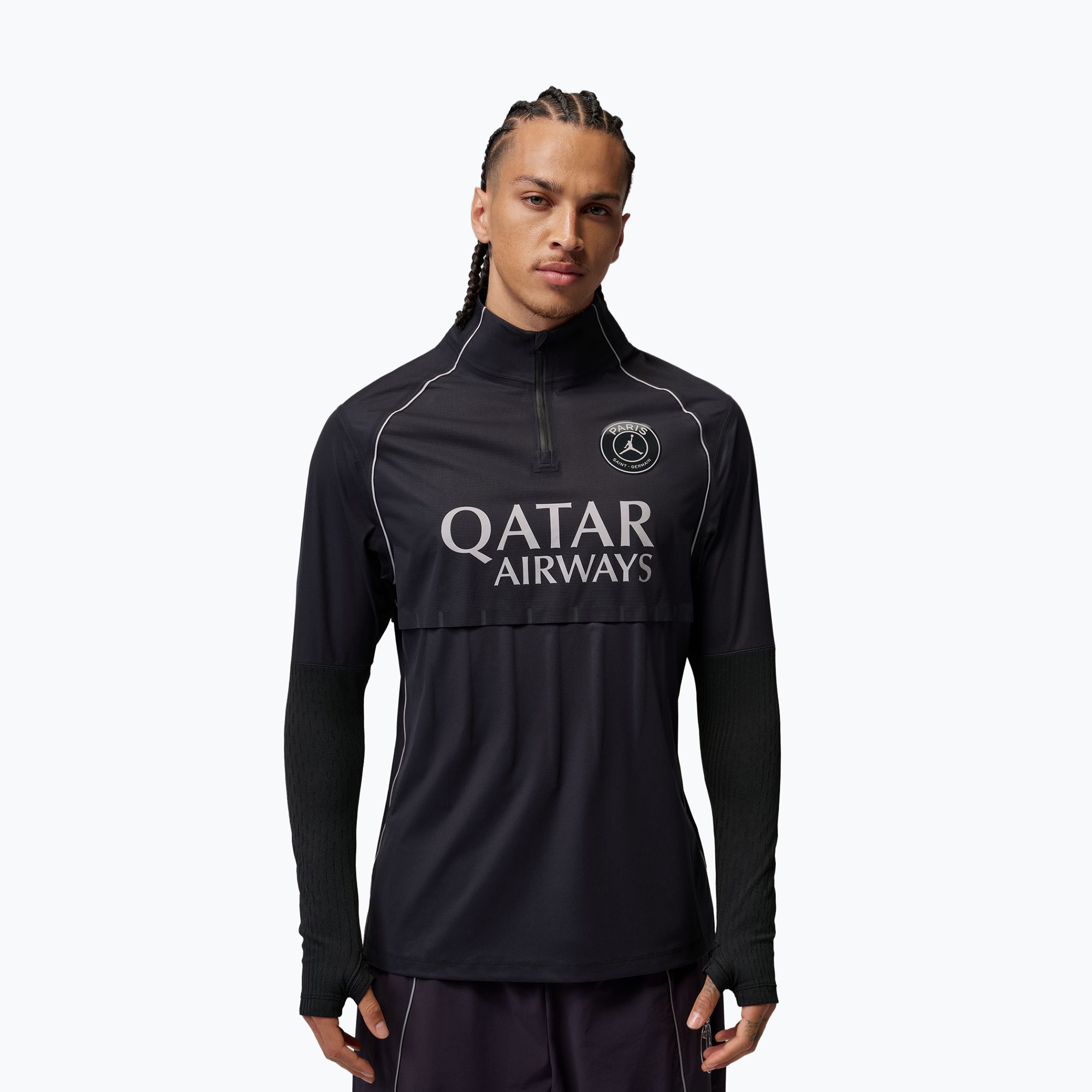 Мъжки футболни шорти Nike Paris Saint-Germain Strike Elite SE Aerogami Shell Top black/black/atmosphere grey