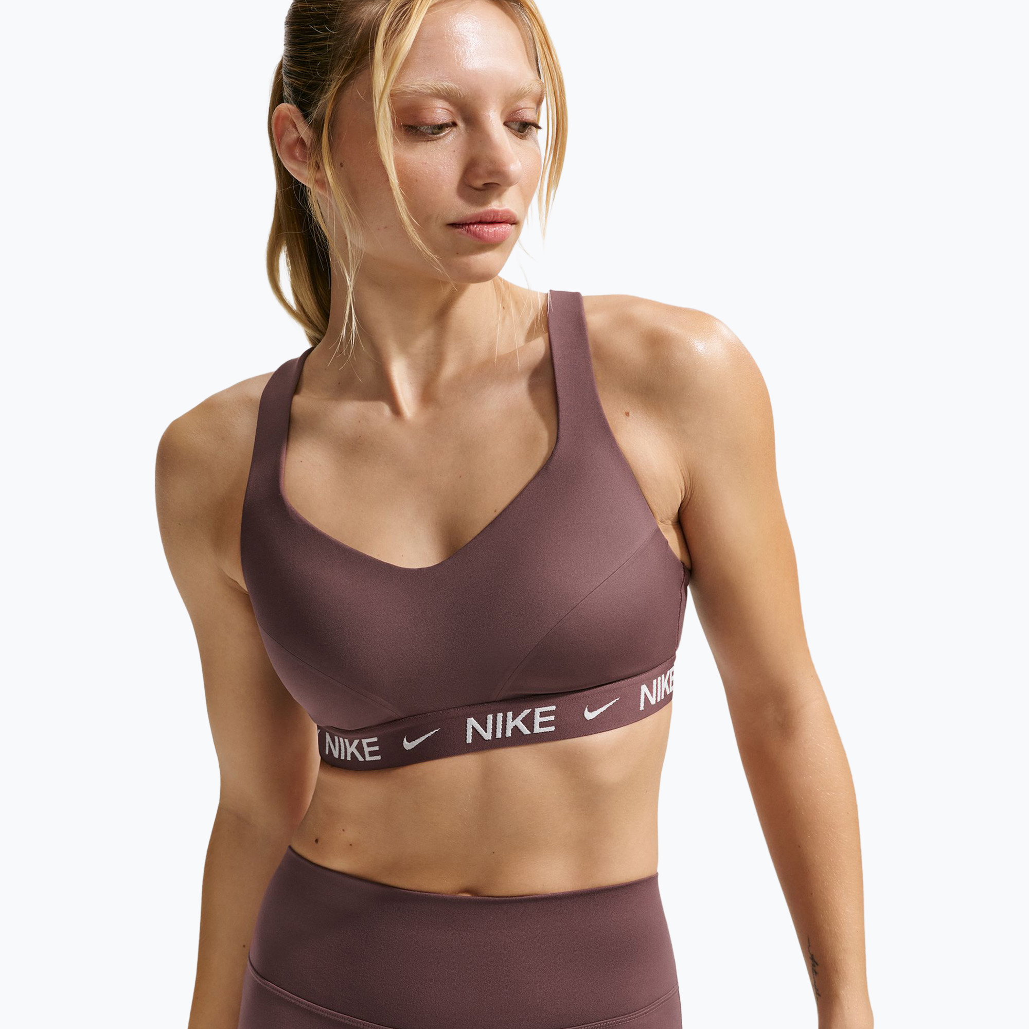 Fitness podprsenka Nike Indy High Support tattoo/sail