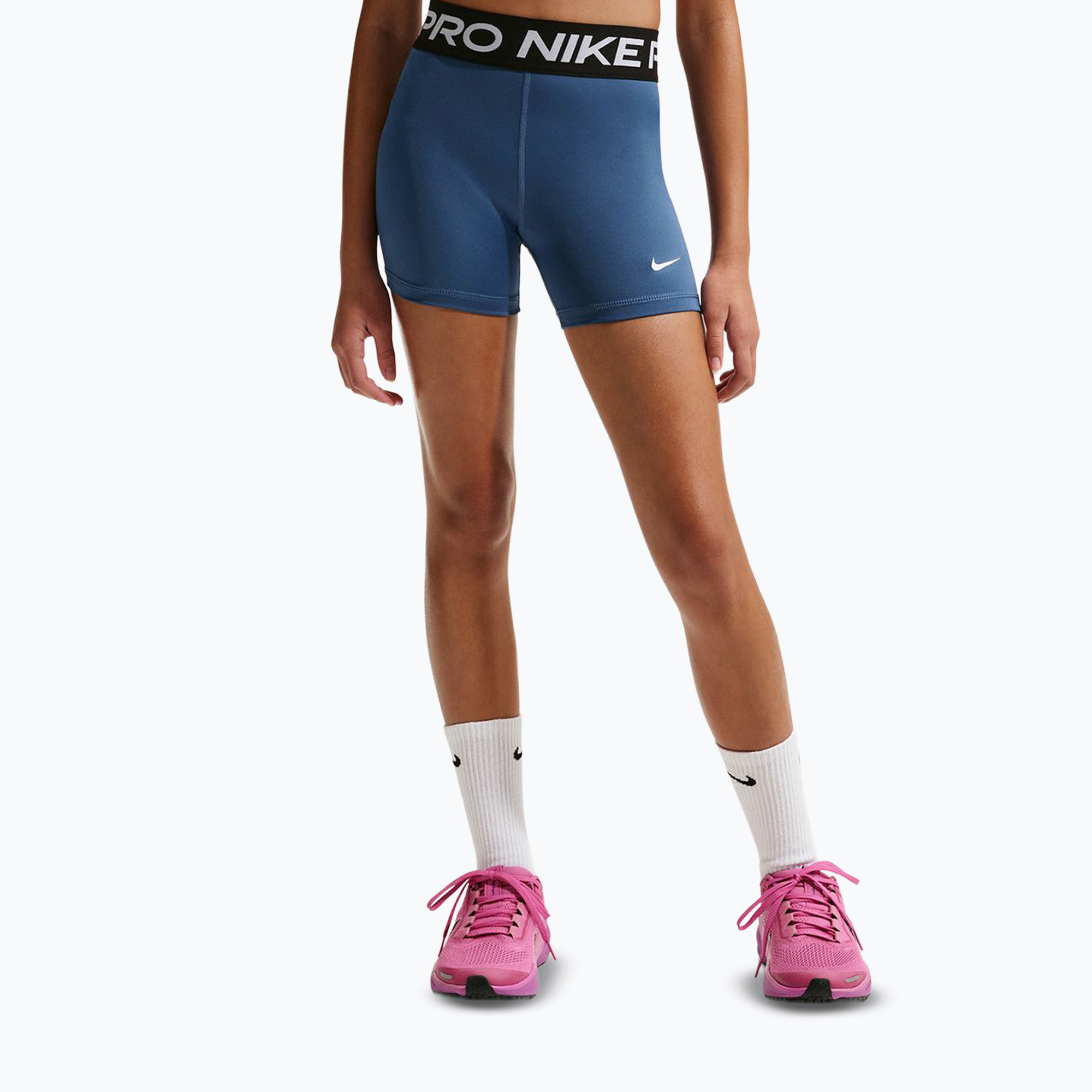 Детски шорти Nike Pro mystic navy/white