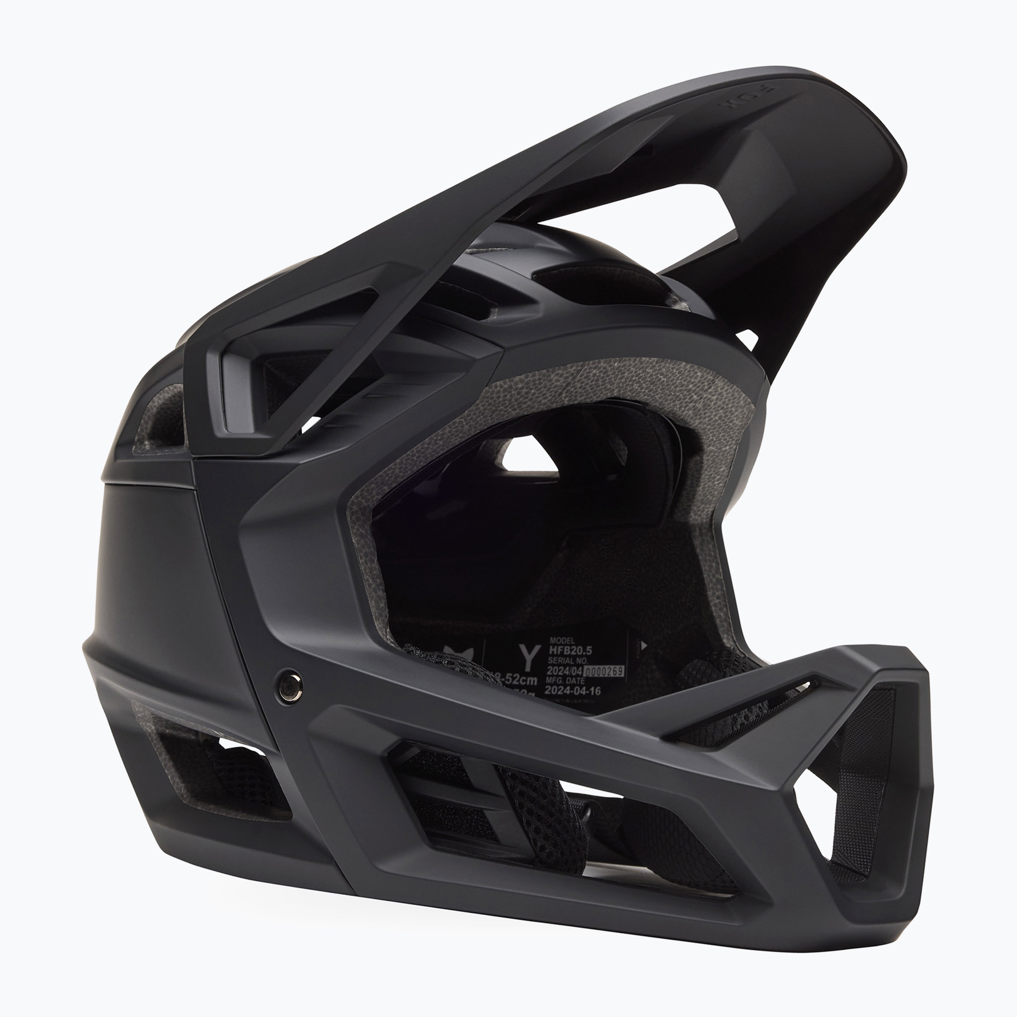 Fox Racing Proframe Jr матово черна детска велосипедна каска