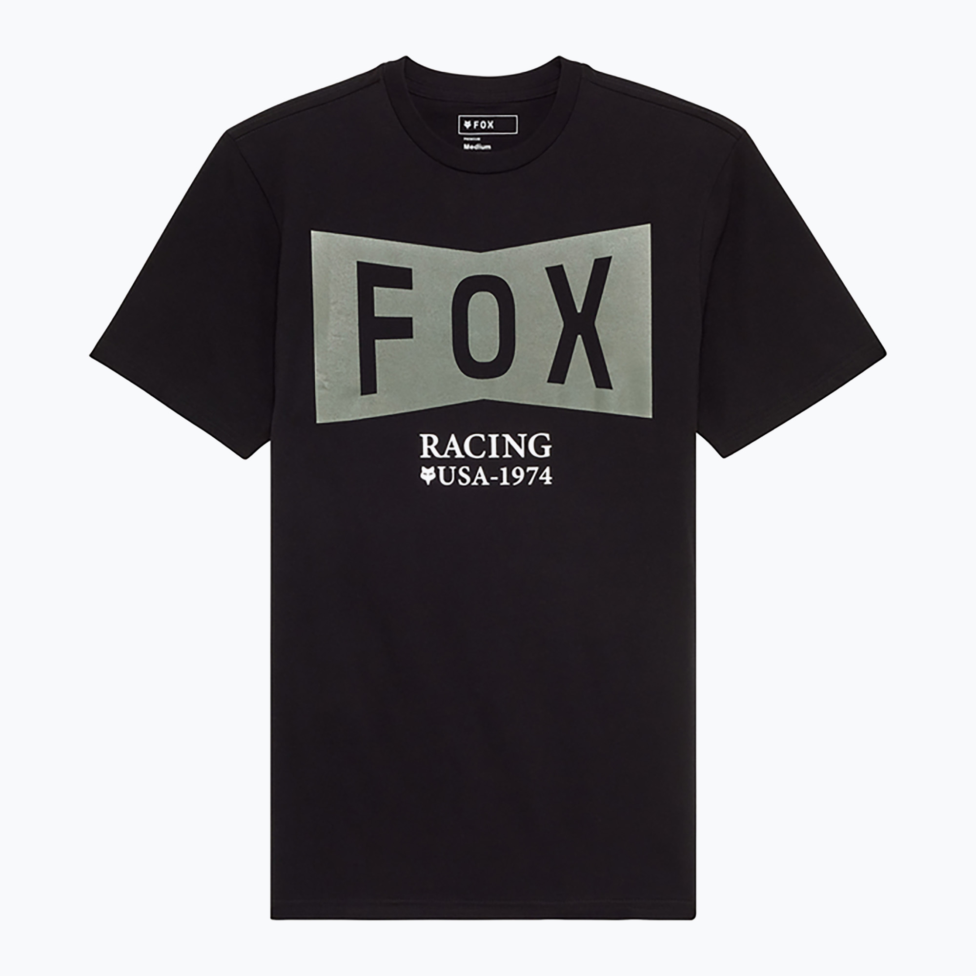 Fox Racing men's T-shirt Typeface black (M)