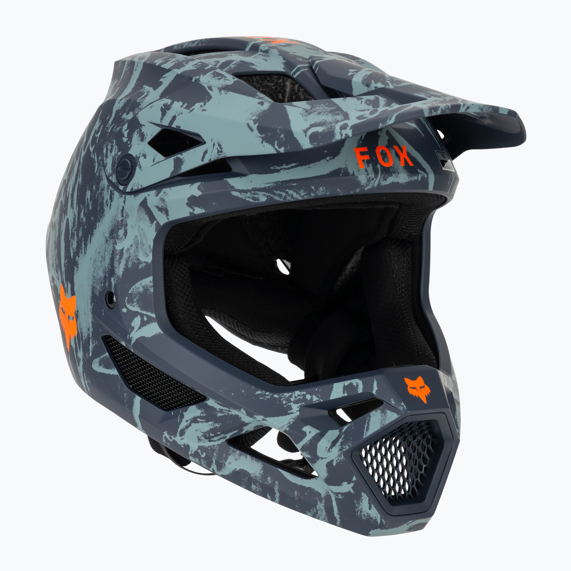 Детска велосипедна каска Fox Racing Rampage Image Print Jr arctic blue