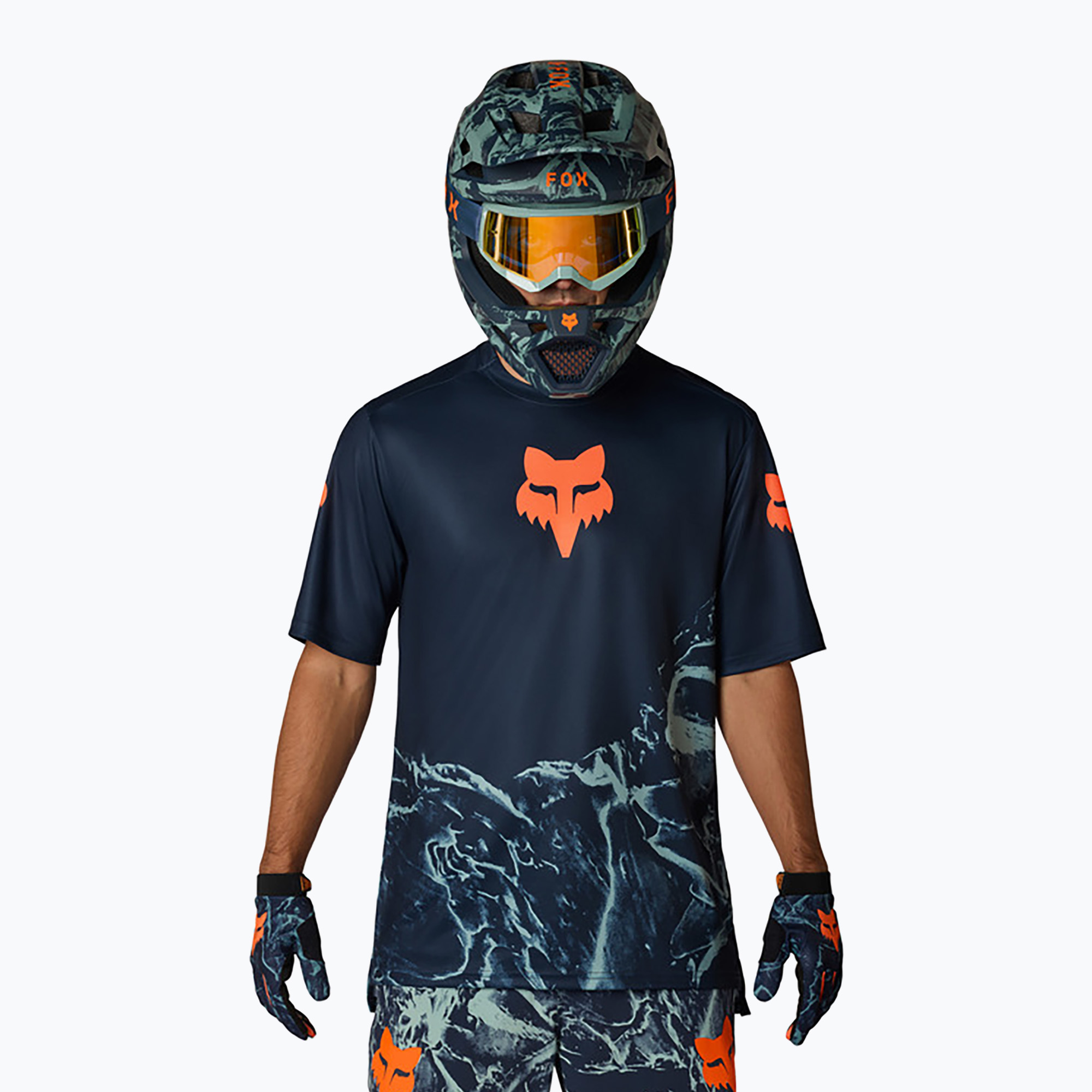 Детска велосипедна фланелка Fox Racing Ranger Image Print Jr arctic blue