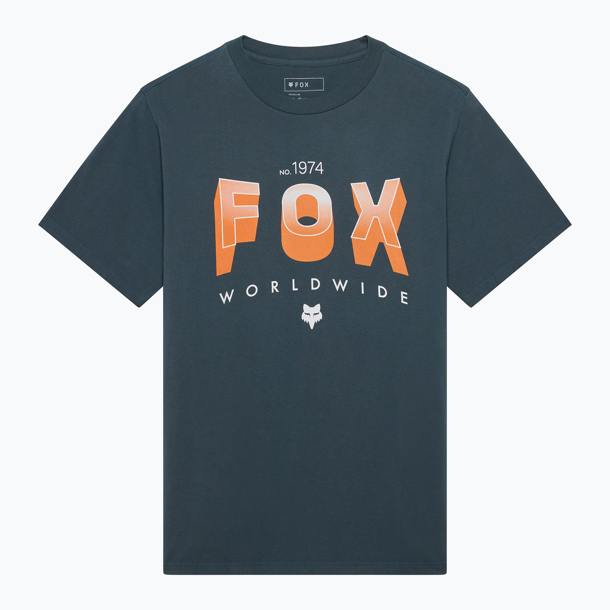 Tricou pentru bărbați Fox Racing Block 195 Original deep cobalt