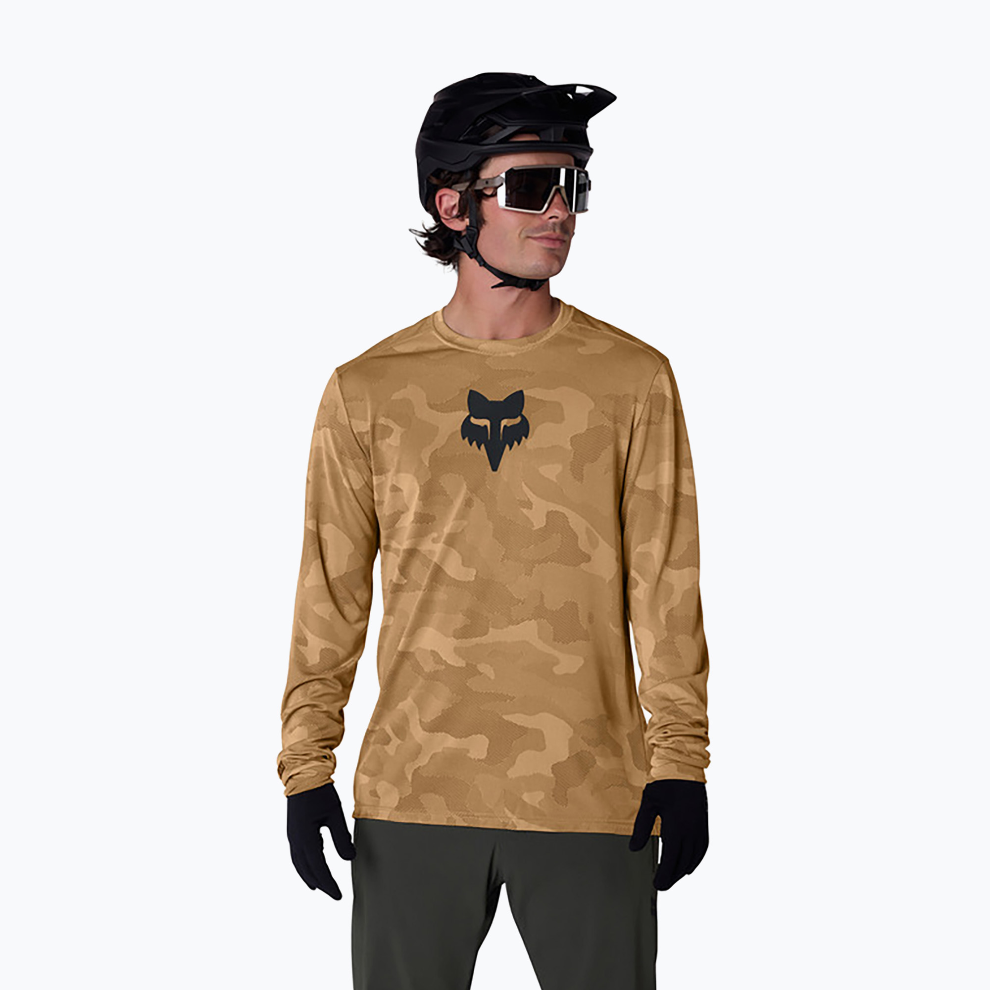 Мъжка блуза с дълъг ръкав за колоездене Fox Racing Ranger Tru Dri nut