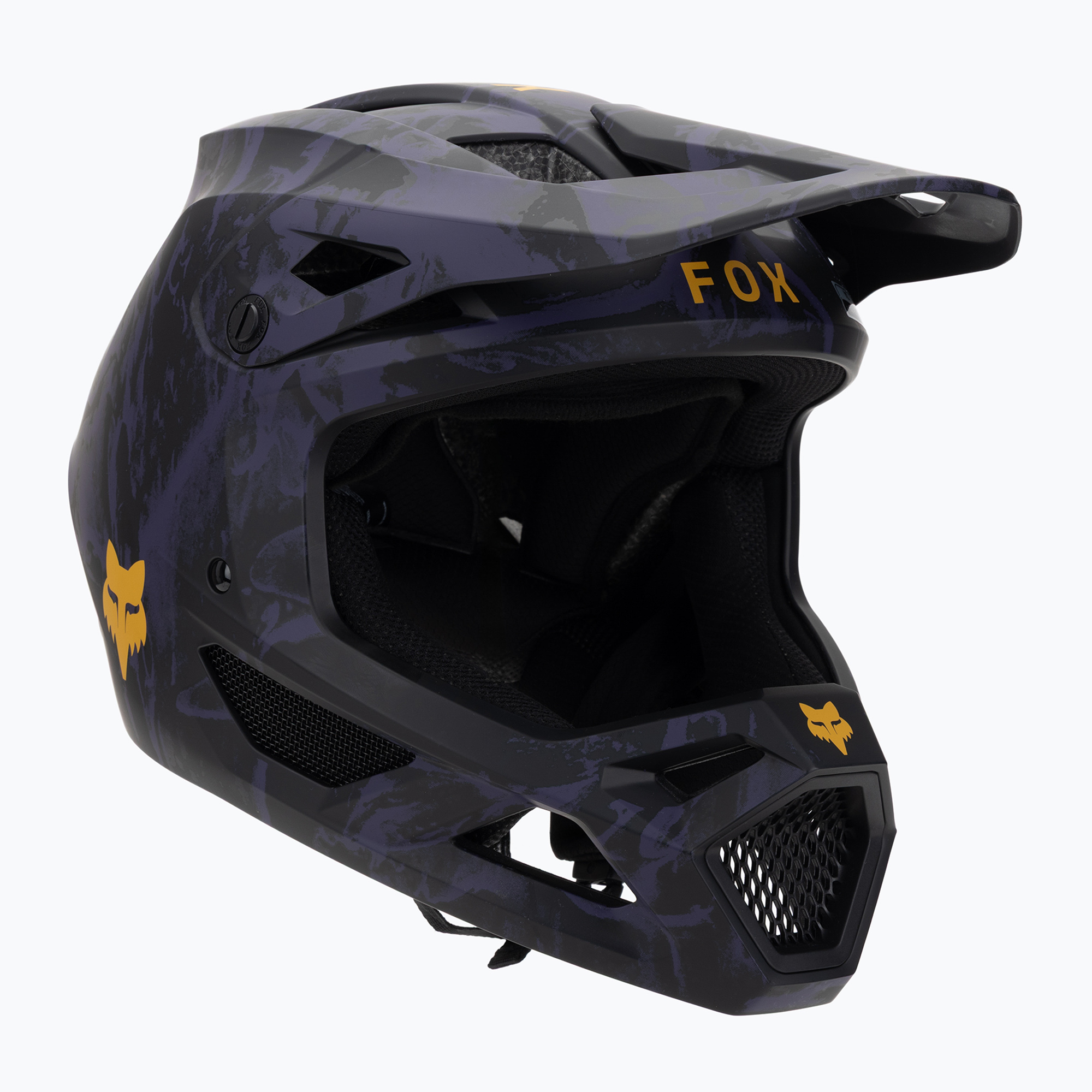 Детска велосипедна каска Fox Racing Rampage Image Print Jr plum
