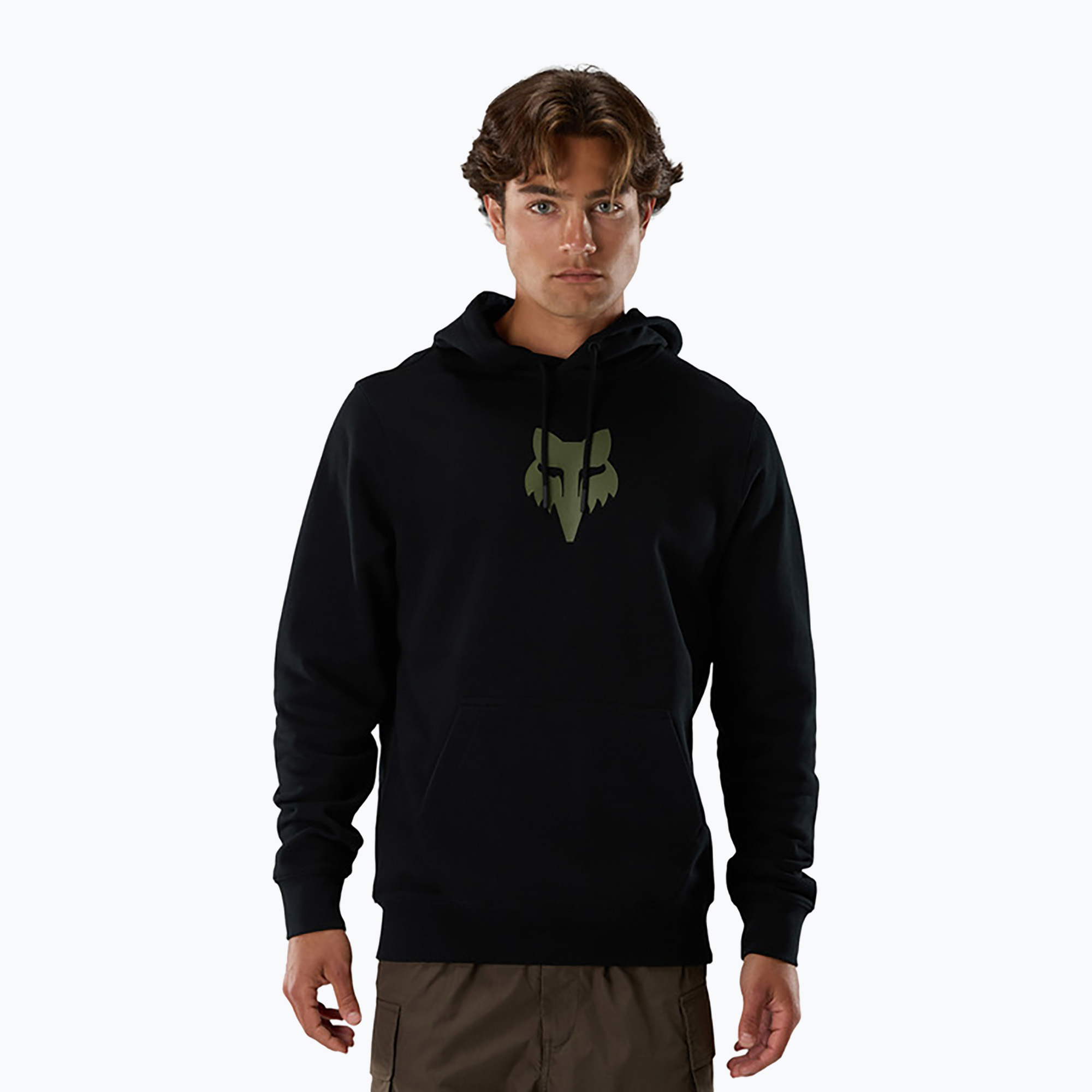 Мъжки суитшърт Fox Racing Fox Head black/green