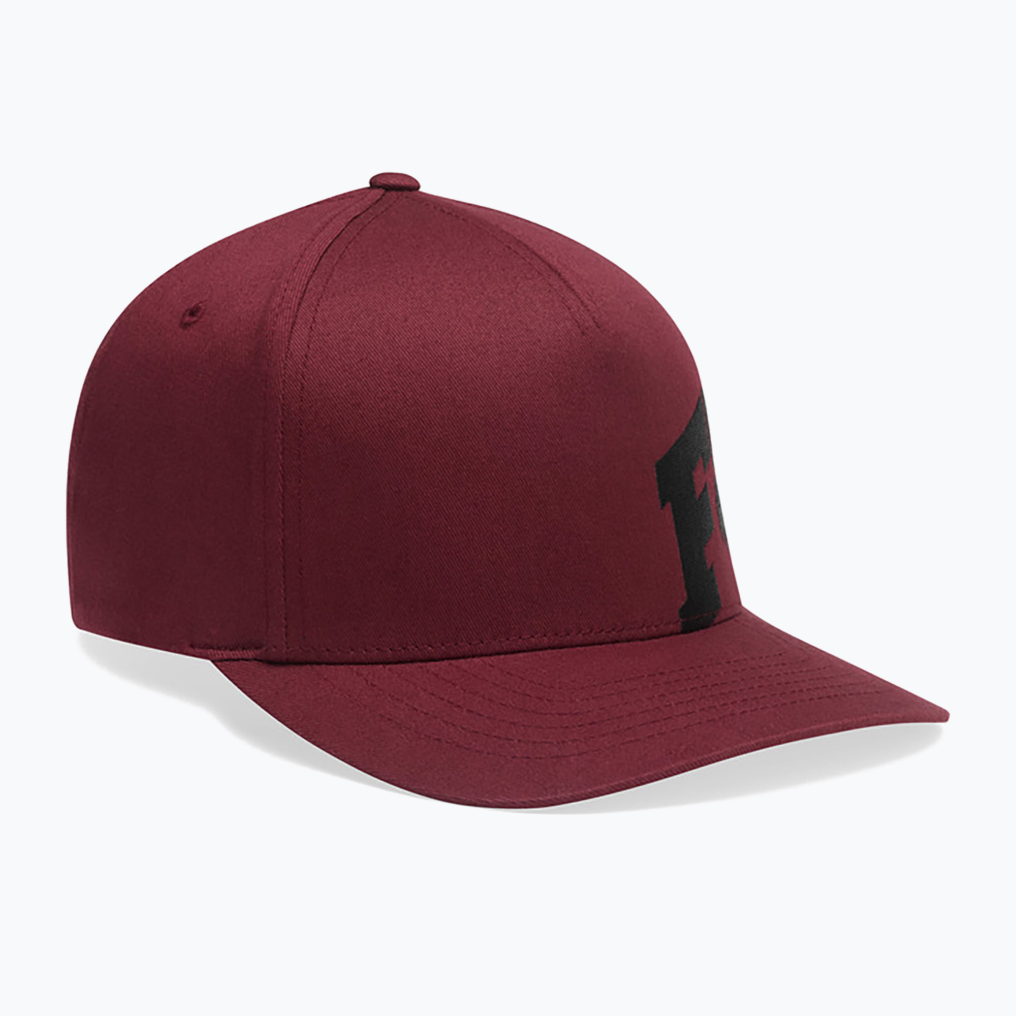 Мъжка шапка с козирка Fox Racing Fox Head X Flexfit dark maroon