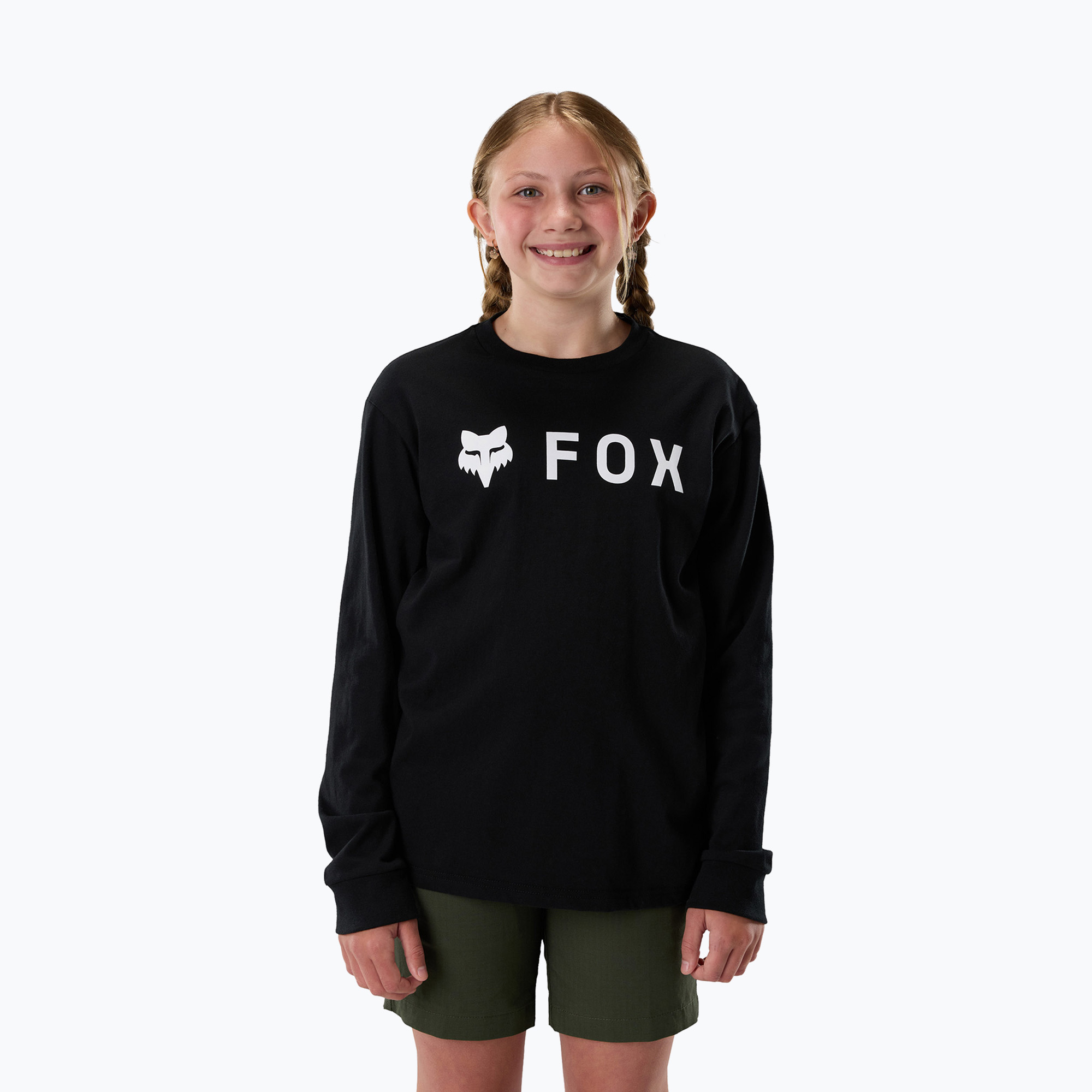 Детска блуза с дълъг ръкав  Fox Racing Absolute u black