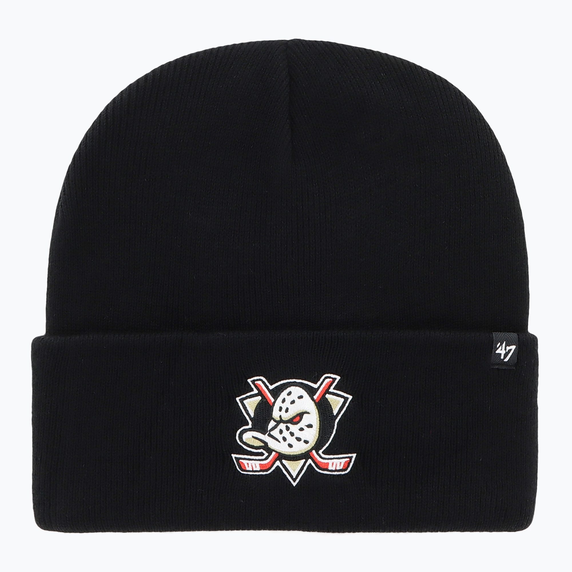 Czapka zimowa 47 Brand NHL Anaheim Ducks Haymaker black 
