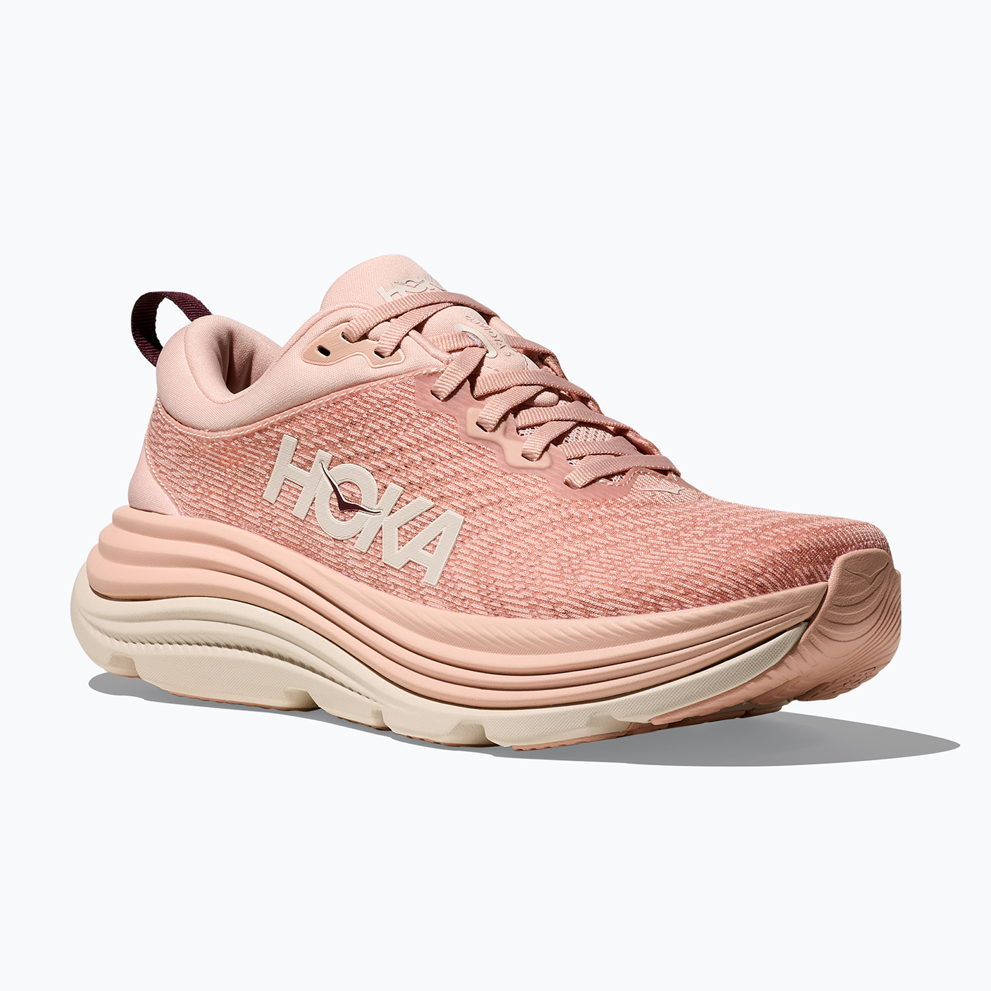 Buty do biegania damskie HOKA Gaviota 5 rose latte/rose cream 