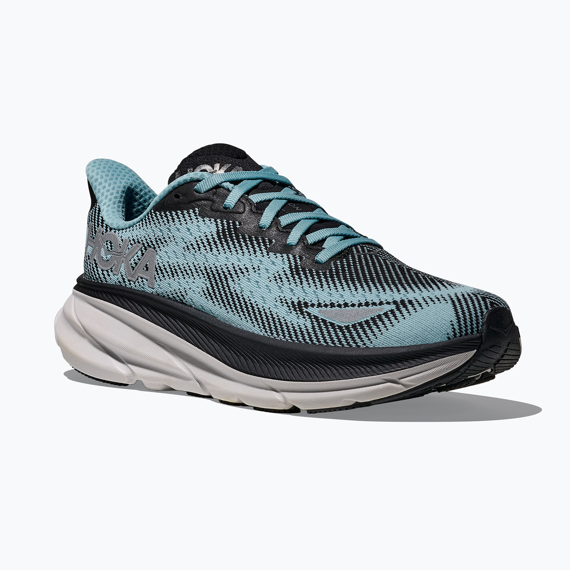Scarpe da corsa da donna HOKA Clifton 9 GTX nero/raindrop (38 2/3 EU) (Clifton 9 GTX 1141490F-BNDR)