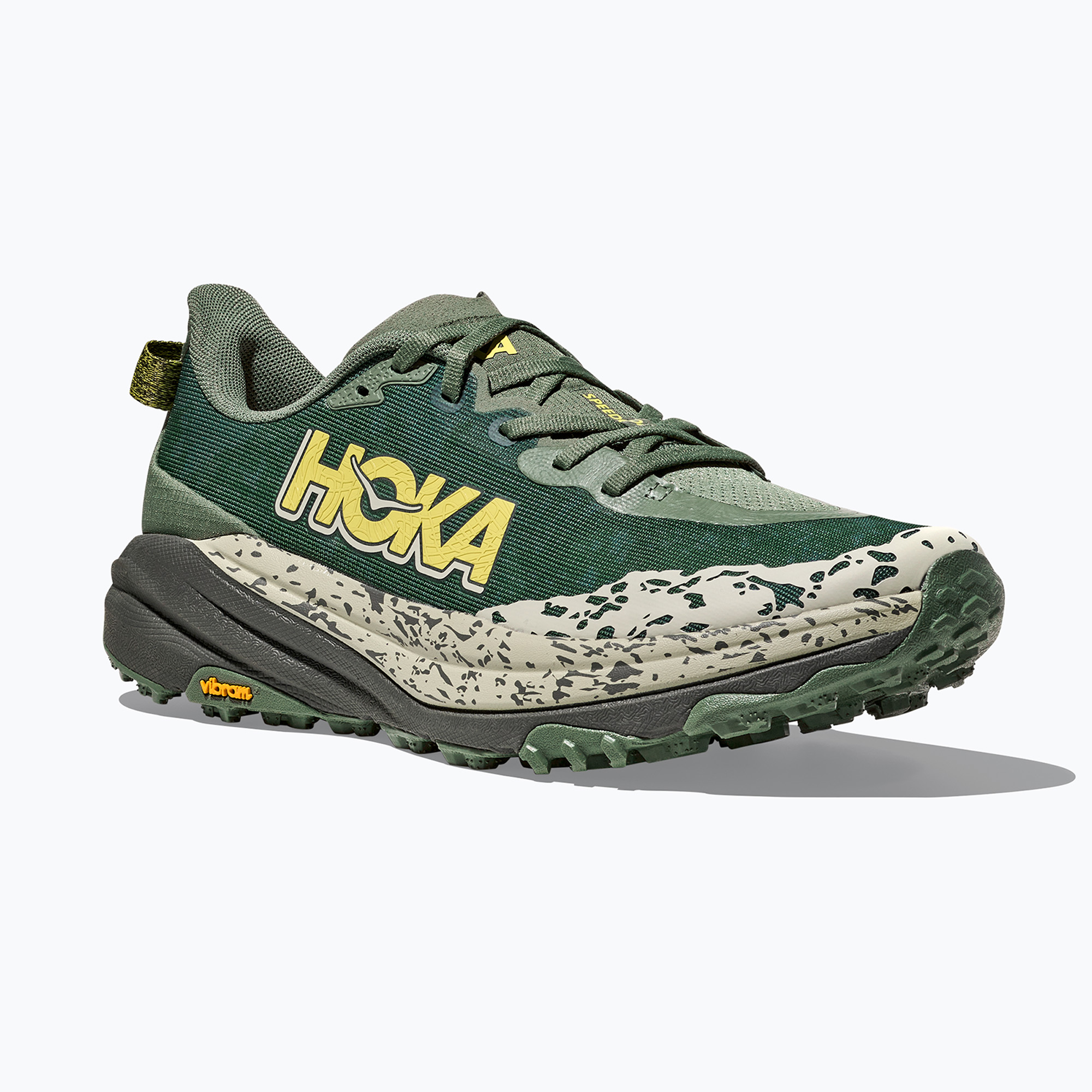 Buty do biegania męskie HOKA Speedgoat 6 fern/asphalt grey 